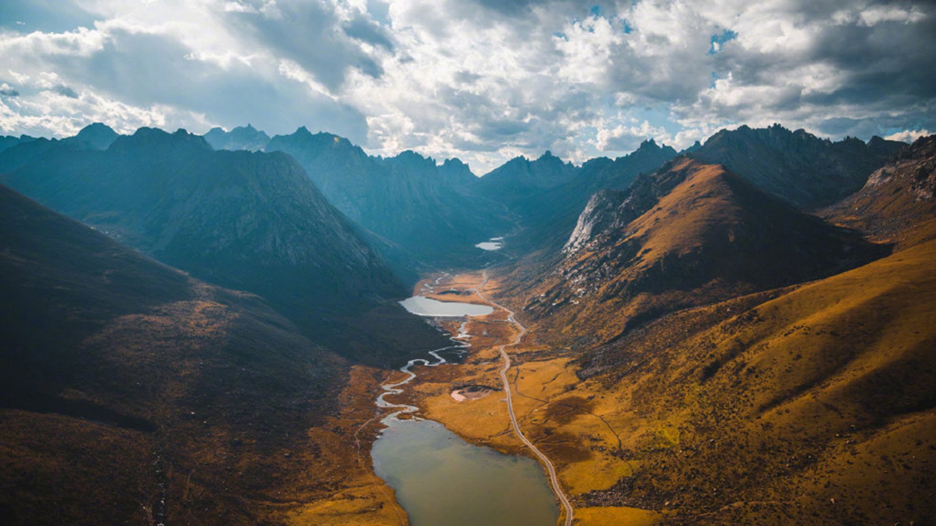 自然风光 康定 丹巴 峡谷 长江