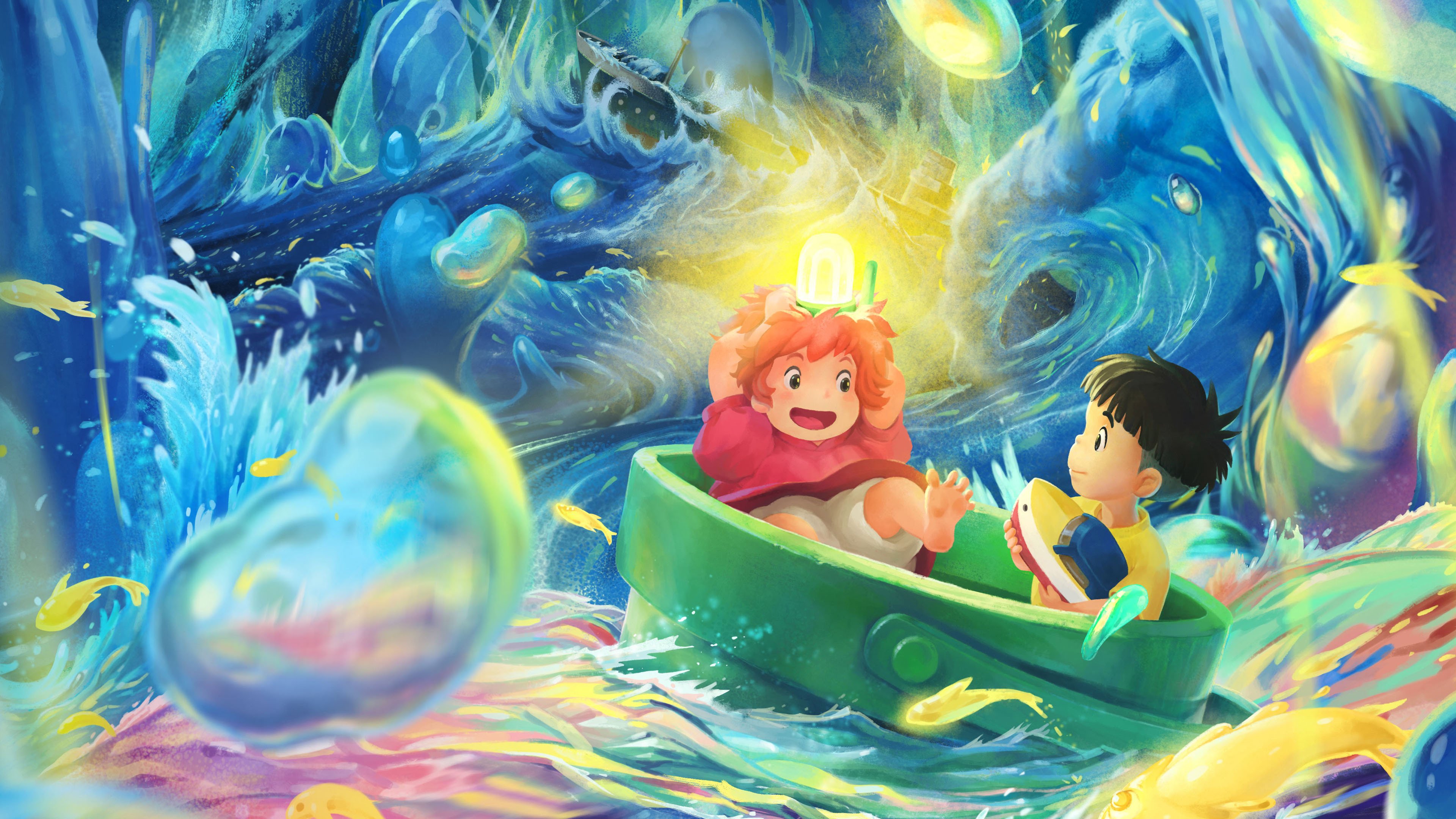 悬崖上的波妞 童话 小船