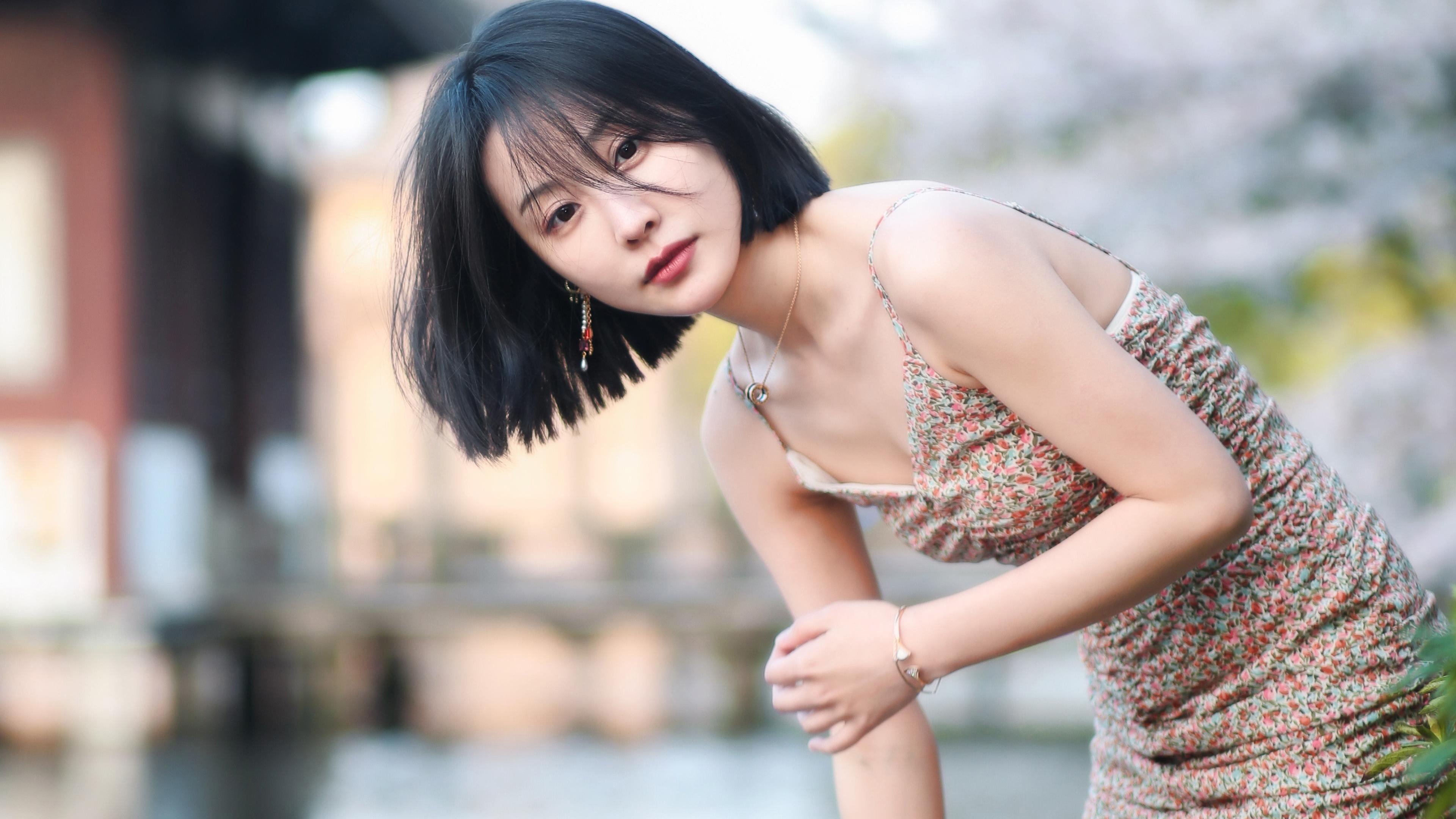 性感女神 美肩 短发 清凉