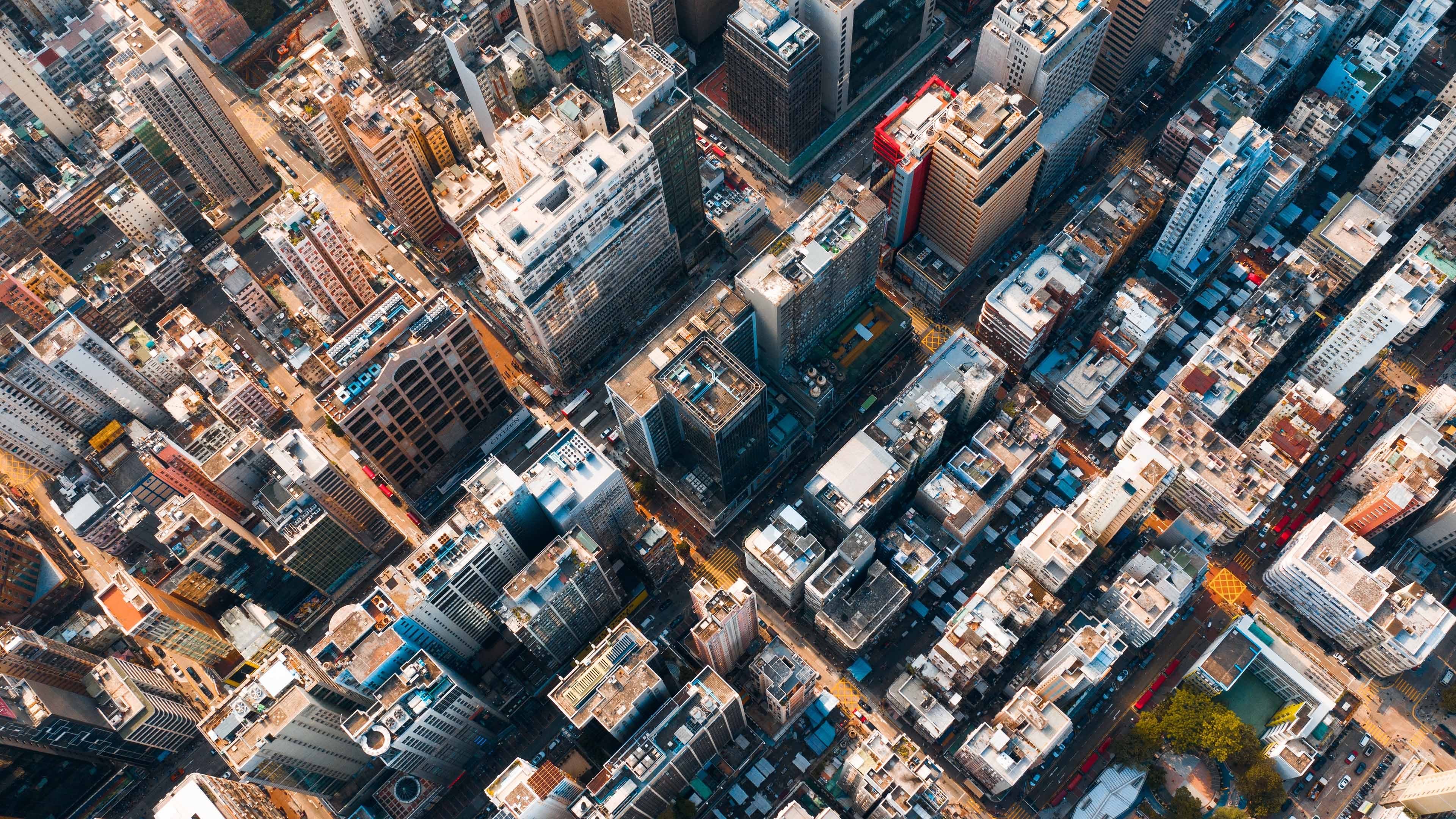 城市 航拍 高楼 都市 繁华