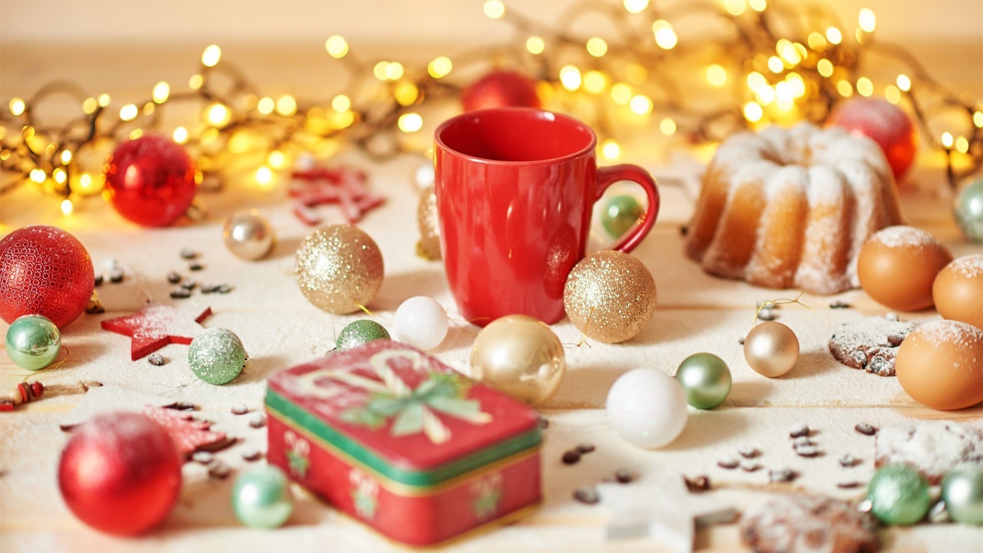 圣诞节 礼物 面包