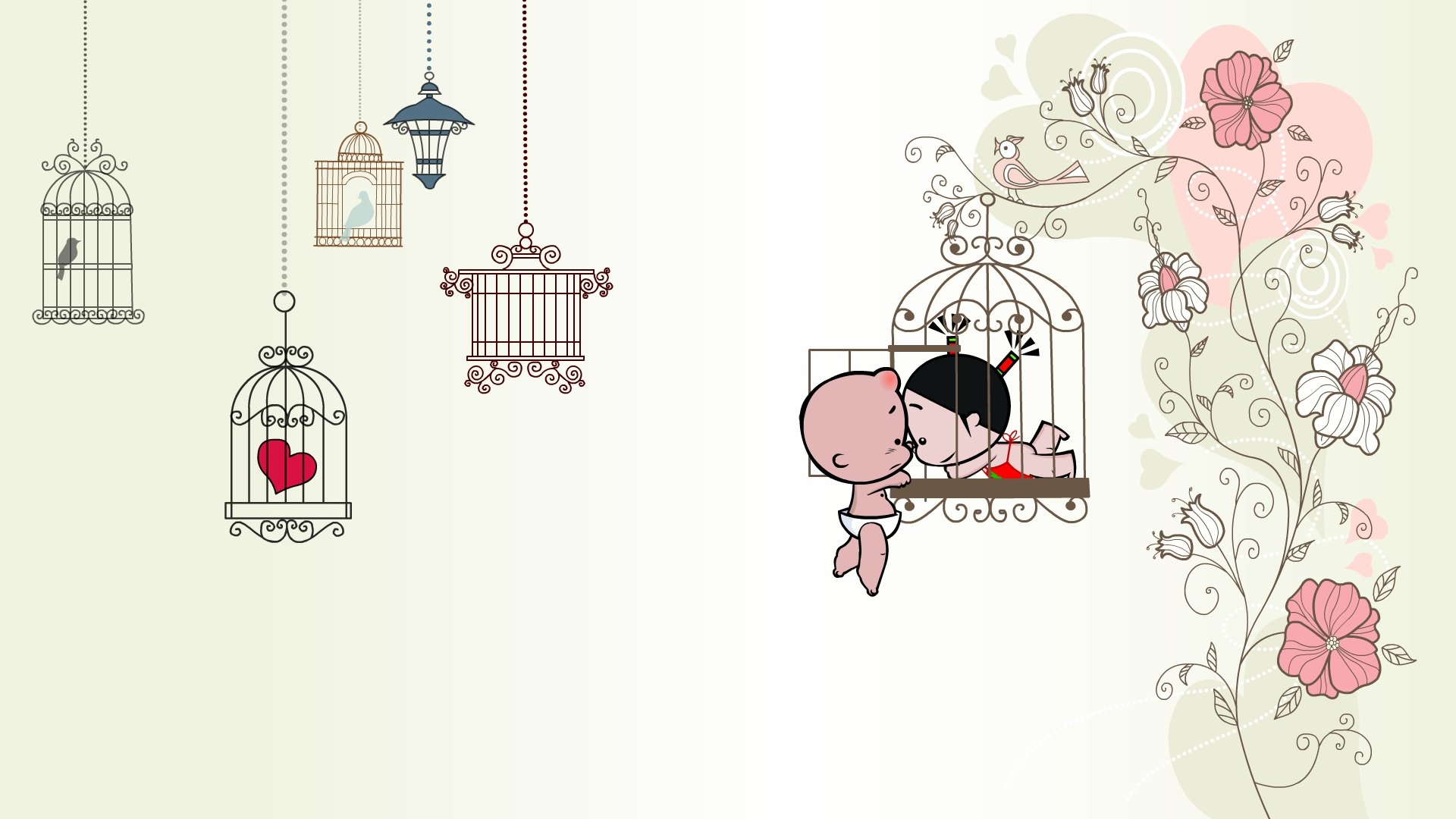 卡通 可爱 小破孩 萌