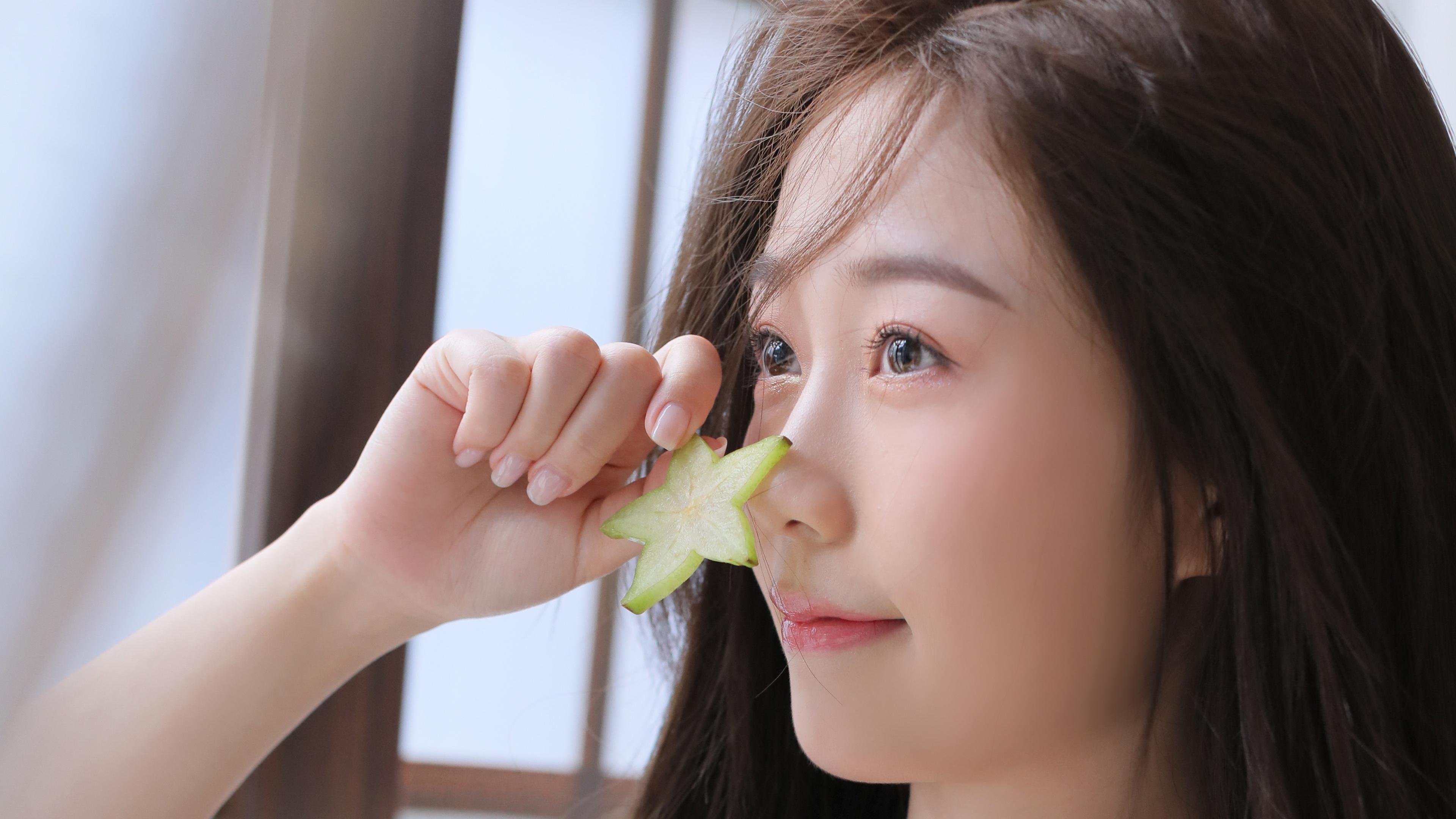 清纯 黄桃 可爱