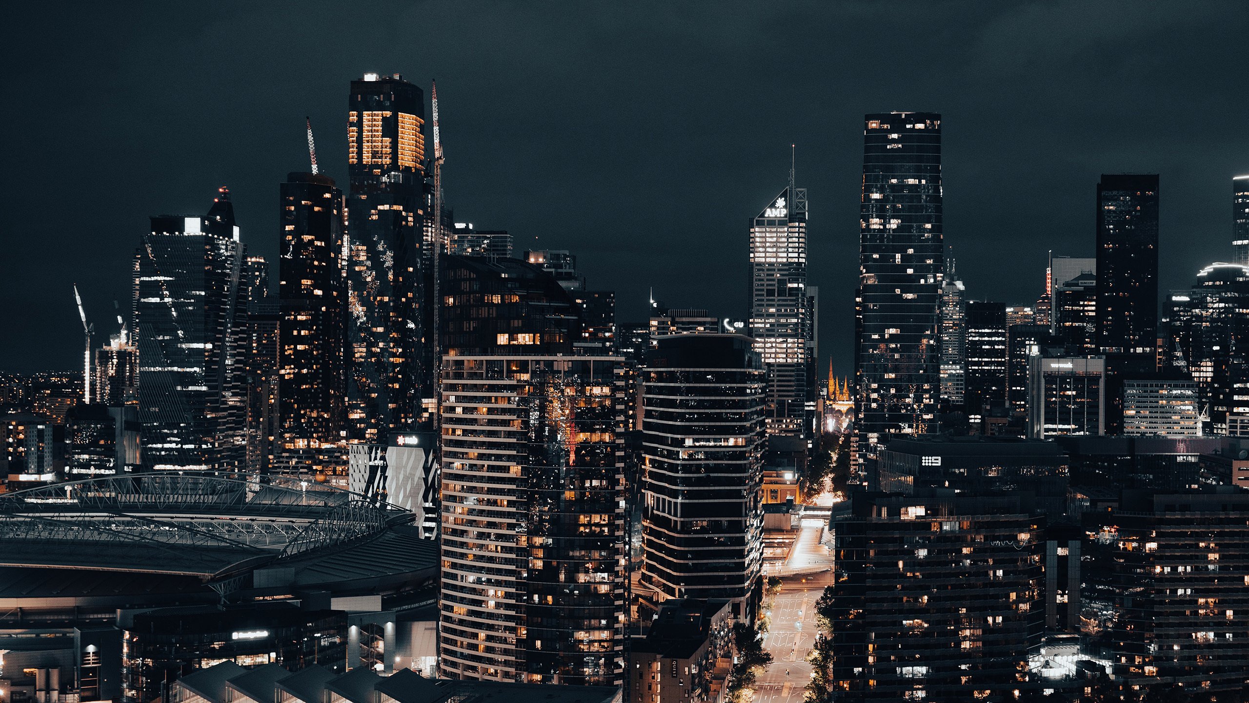 城市夜景 澳大利亚 灯火