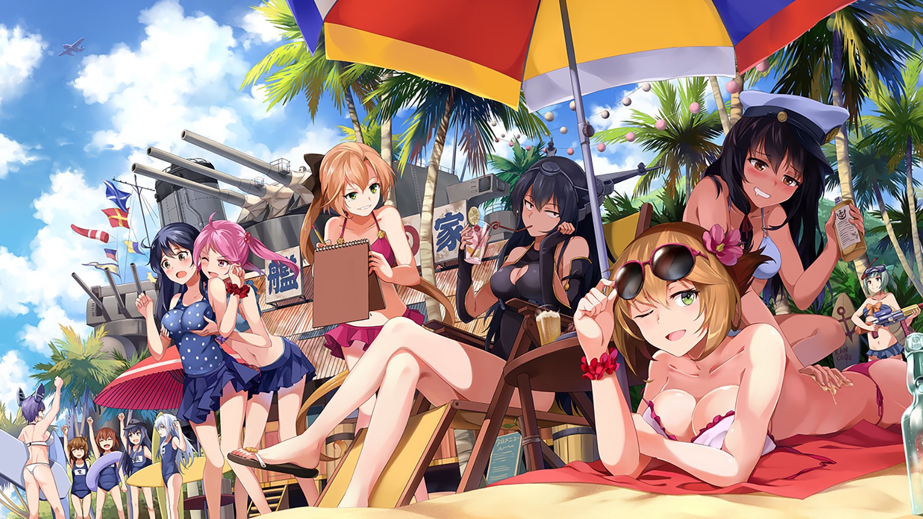 动漫 泳装 比基尼