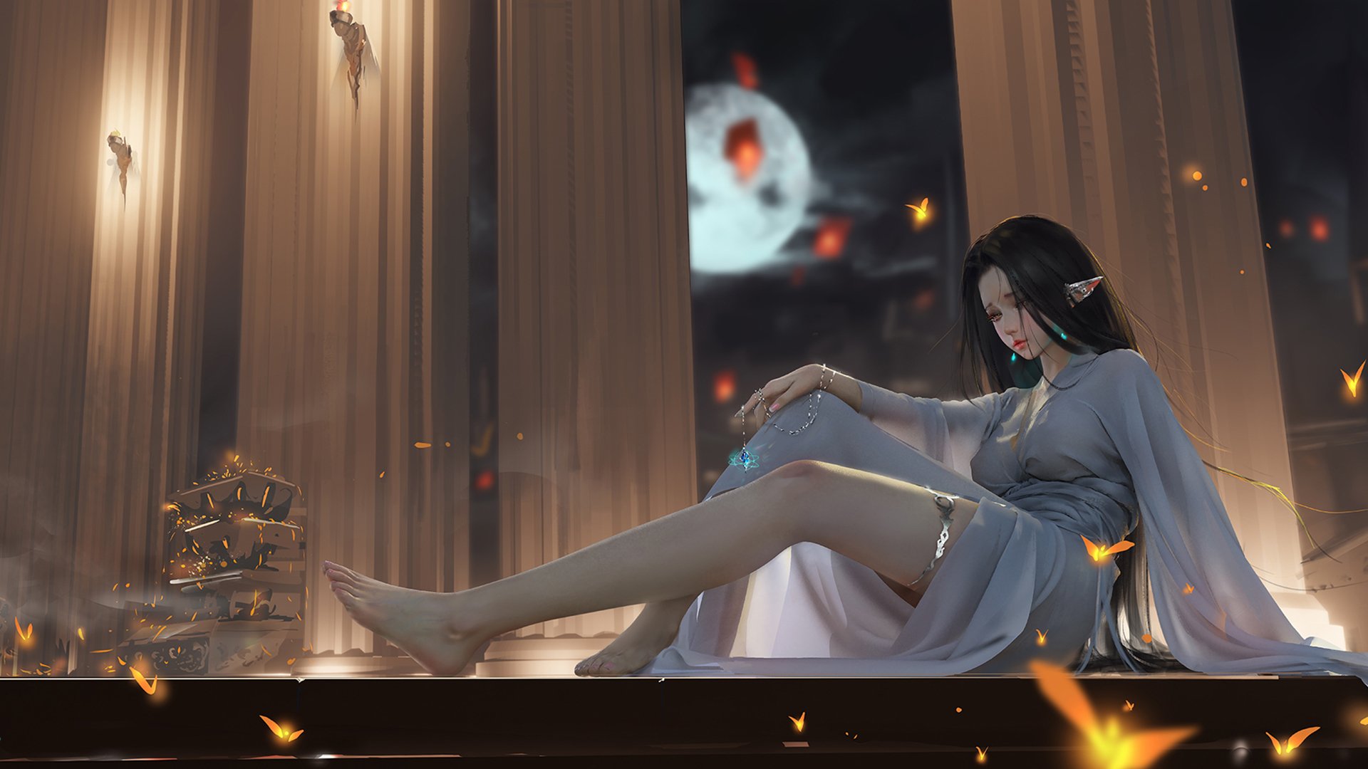 鬼刀 风铃 公主 古风 宫殿