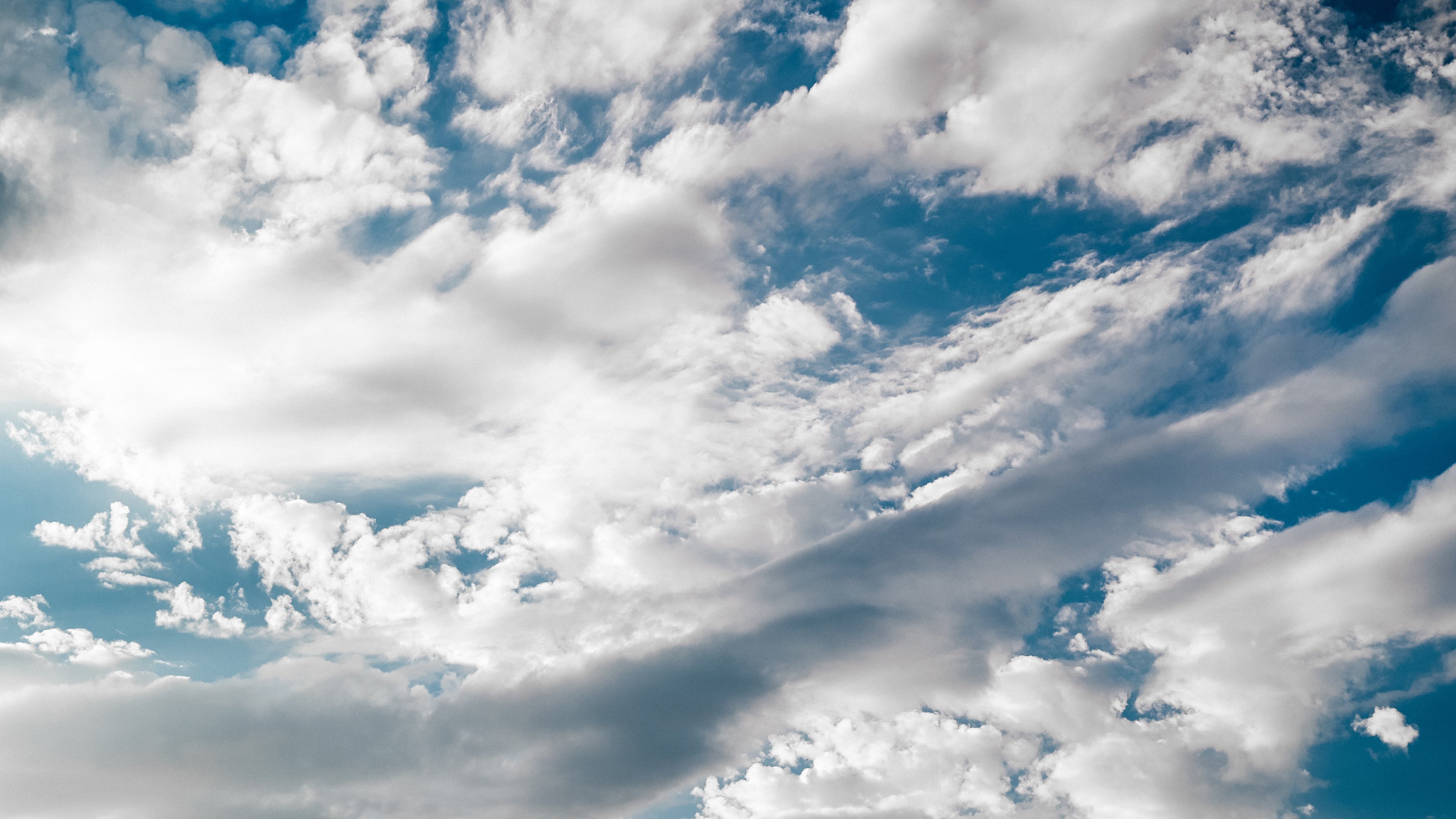 蓝天白云 云朵 仰望天空