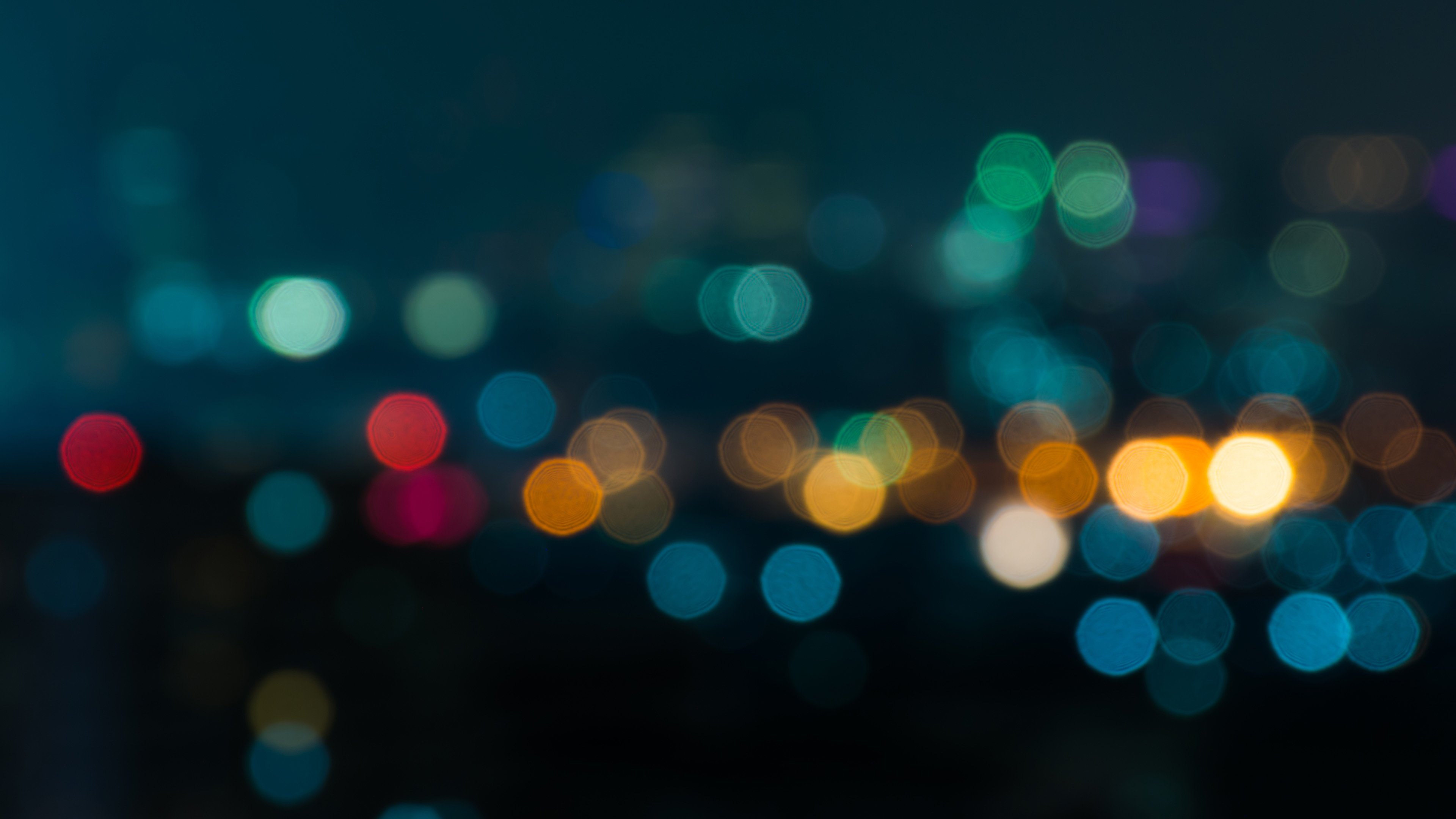 夜晚光影 霓虹 虚景