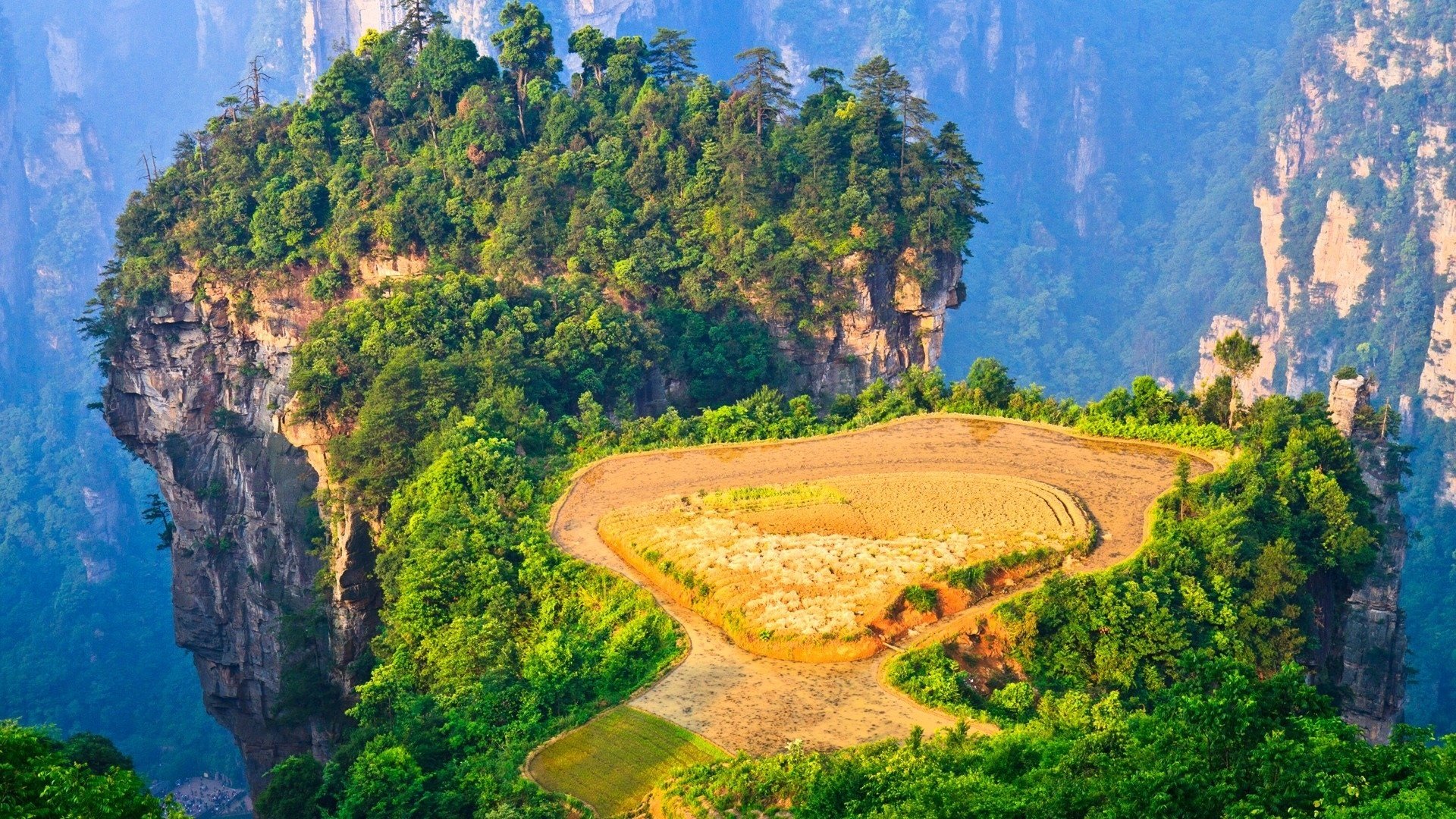 自然风光 高山 山顶 黄土