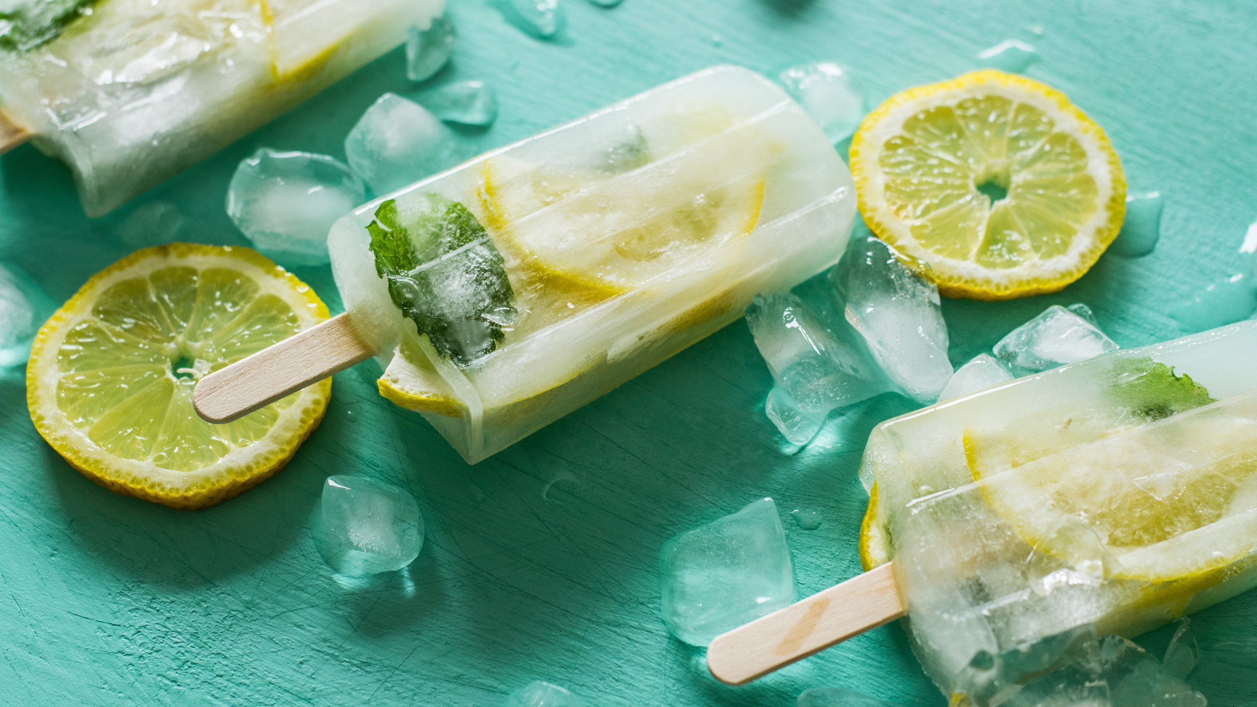 舒缓压力 冰糕 橘子 柠檬