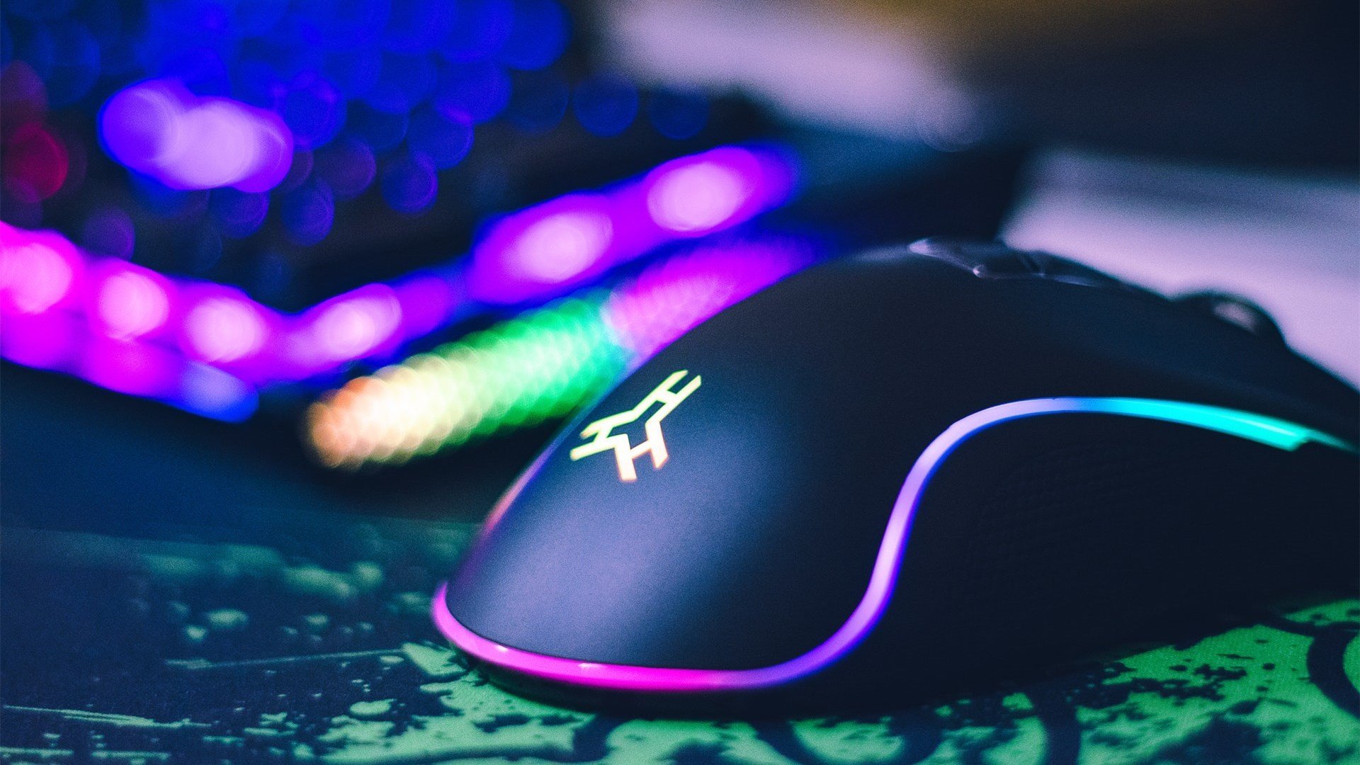 鼠标 夜光 电竞 键盘