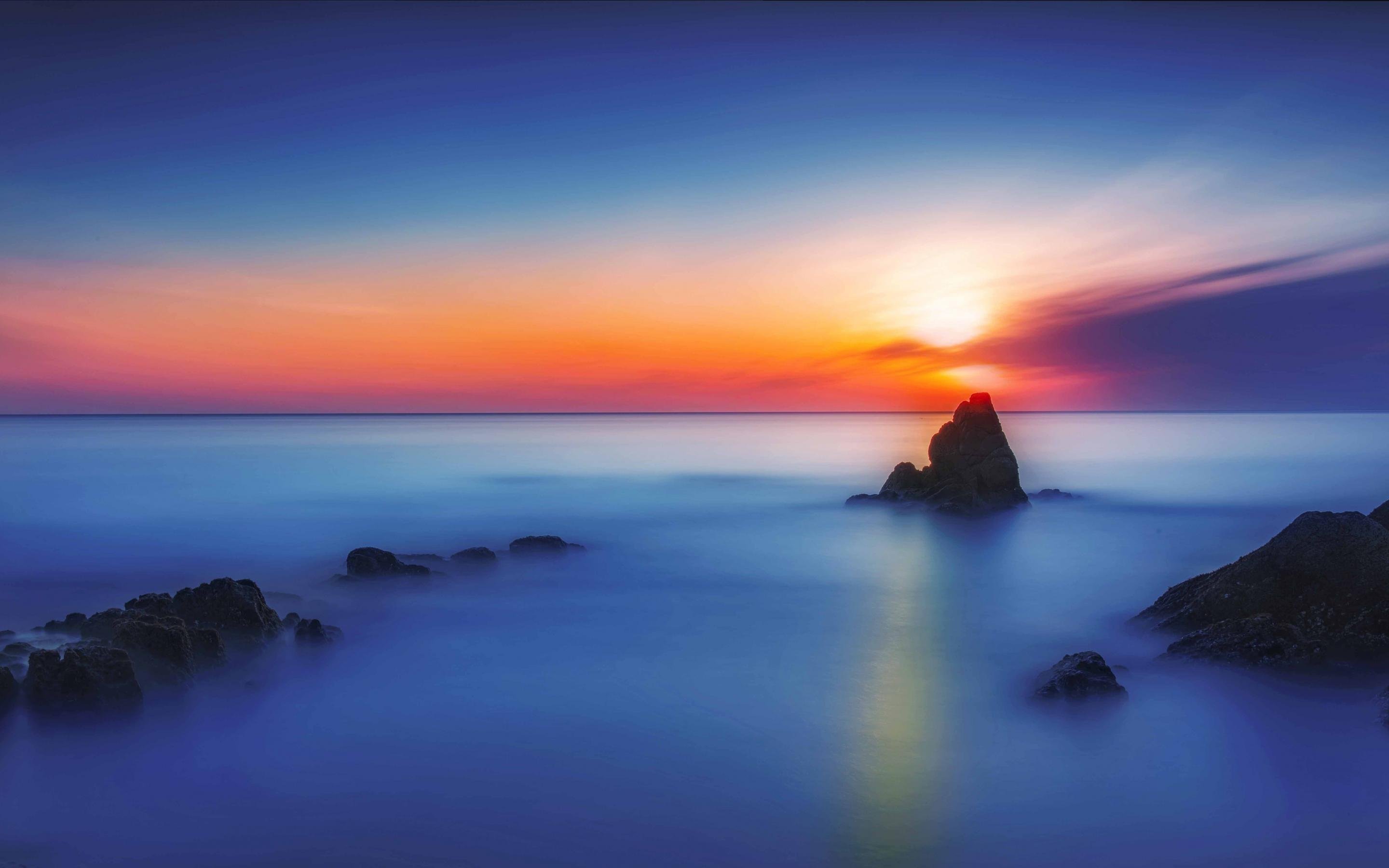 海洋天堂 浪漫海景 落日 壮观