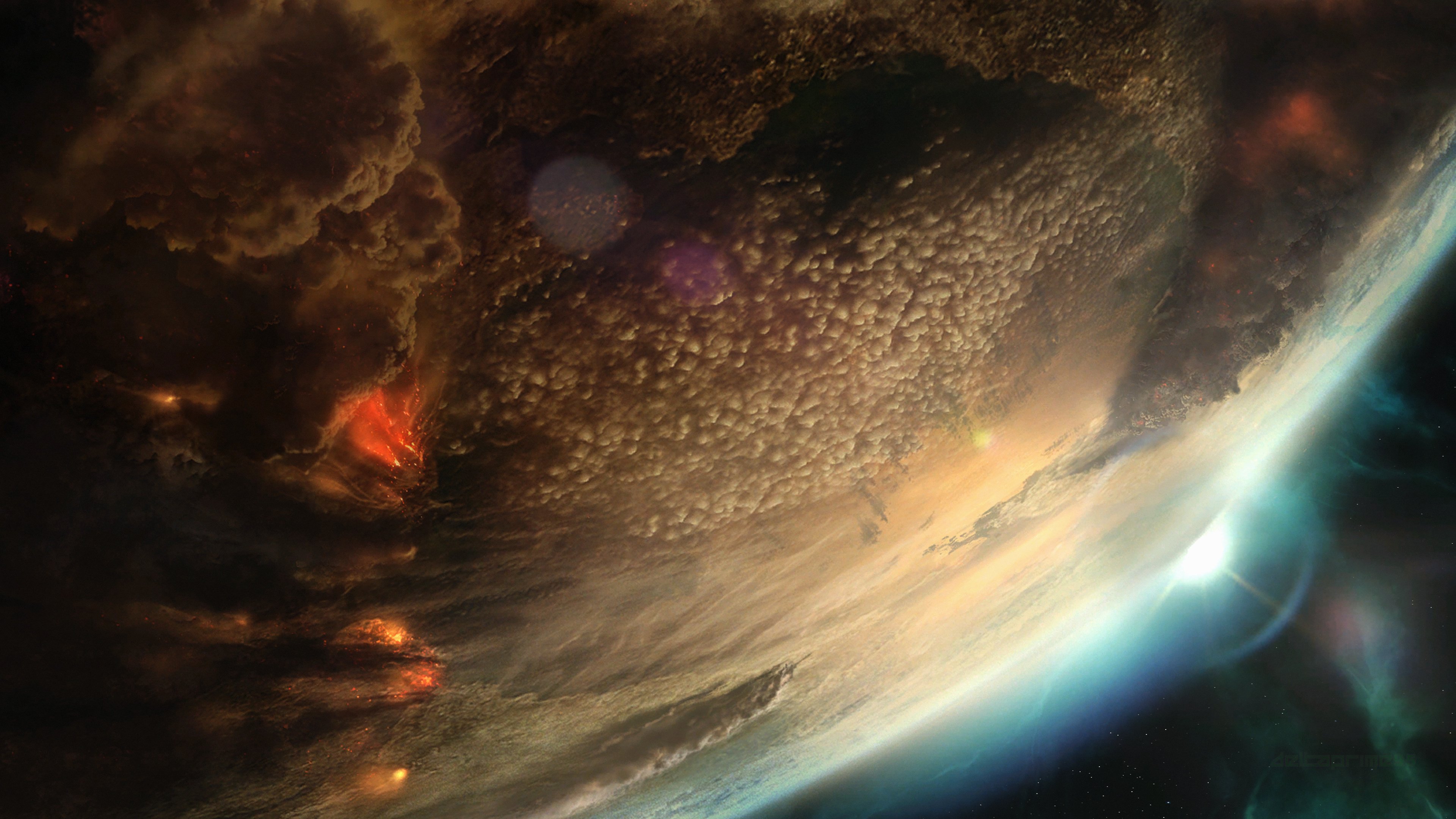 地球 宇宙 阳光