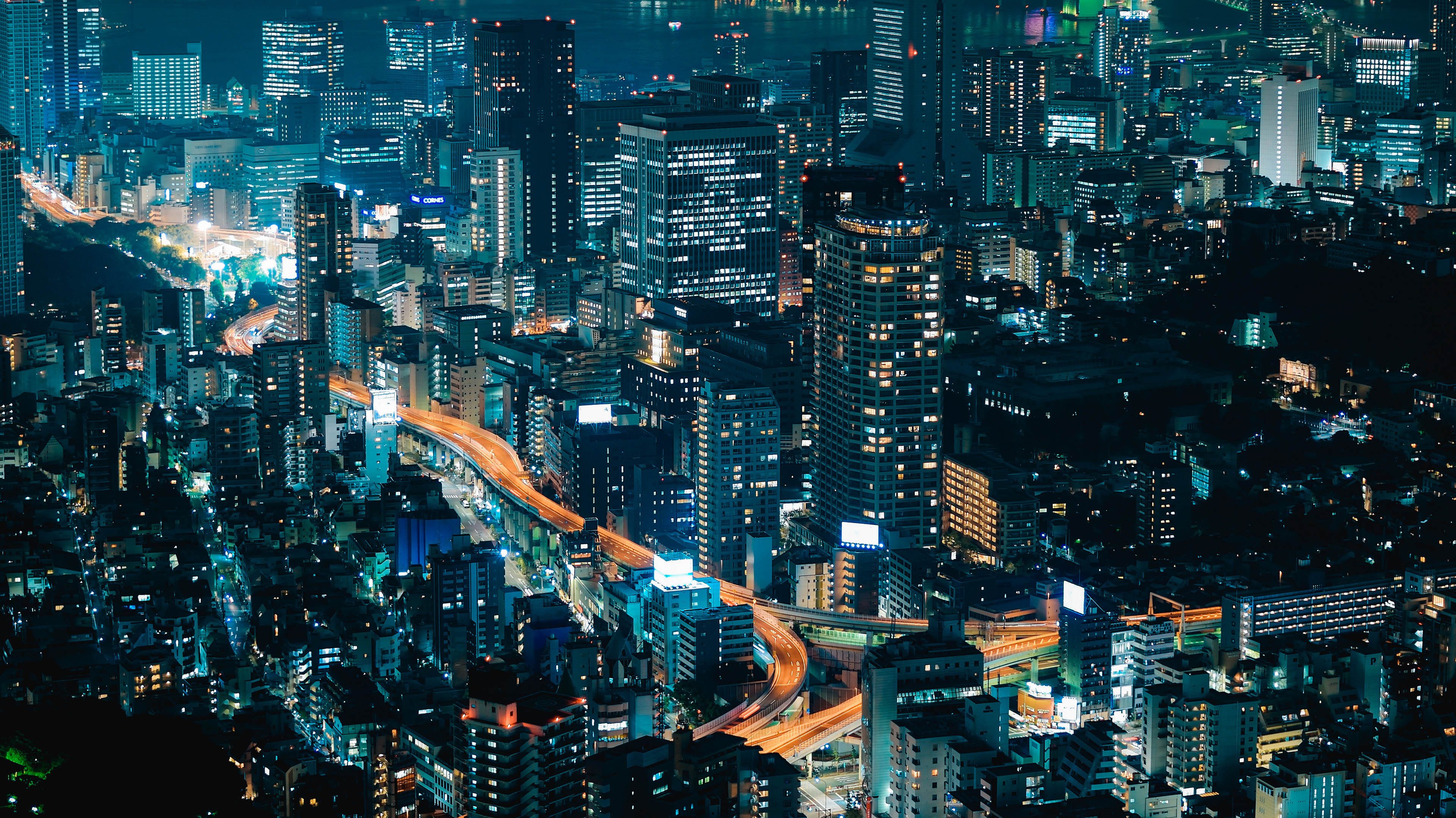 城市夜景 延时摄影 都市