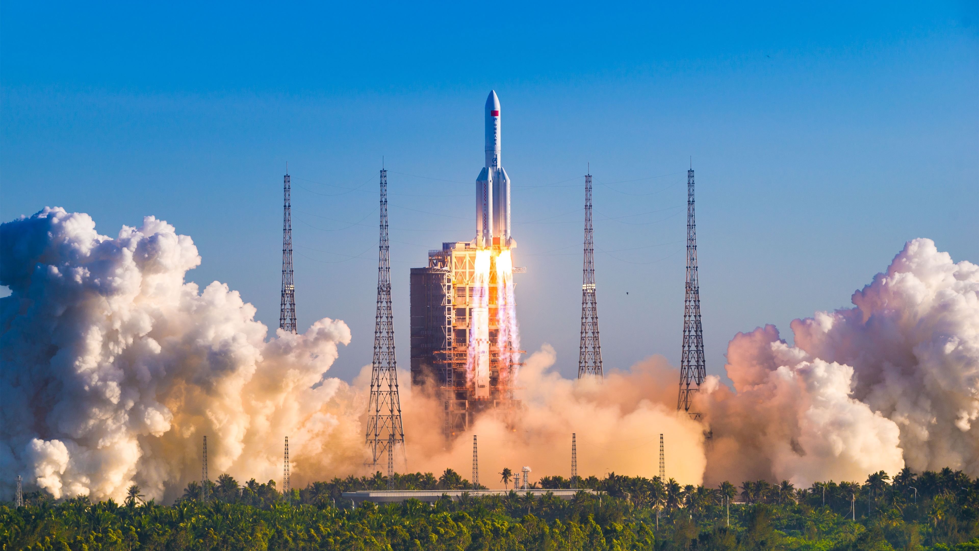 火箭 长征5 发射 升空