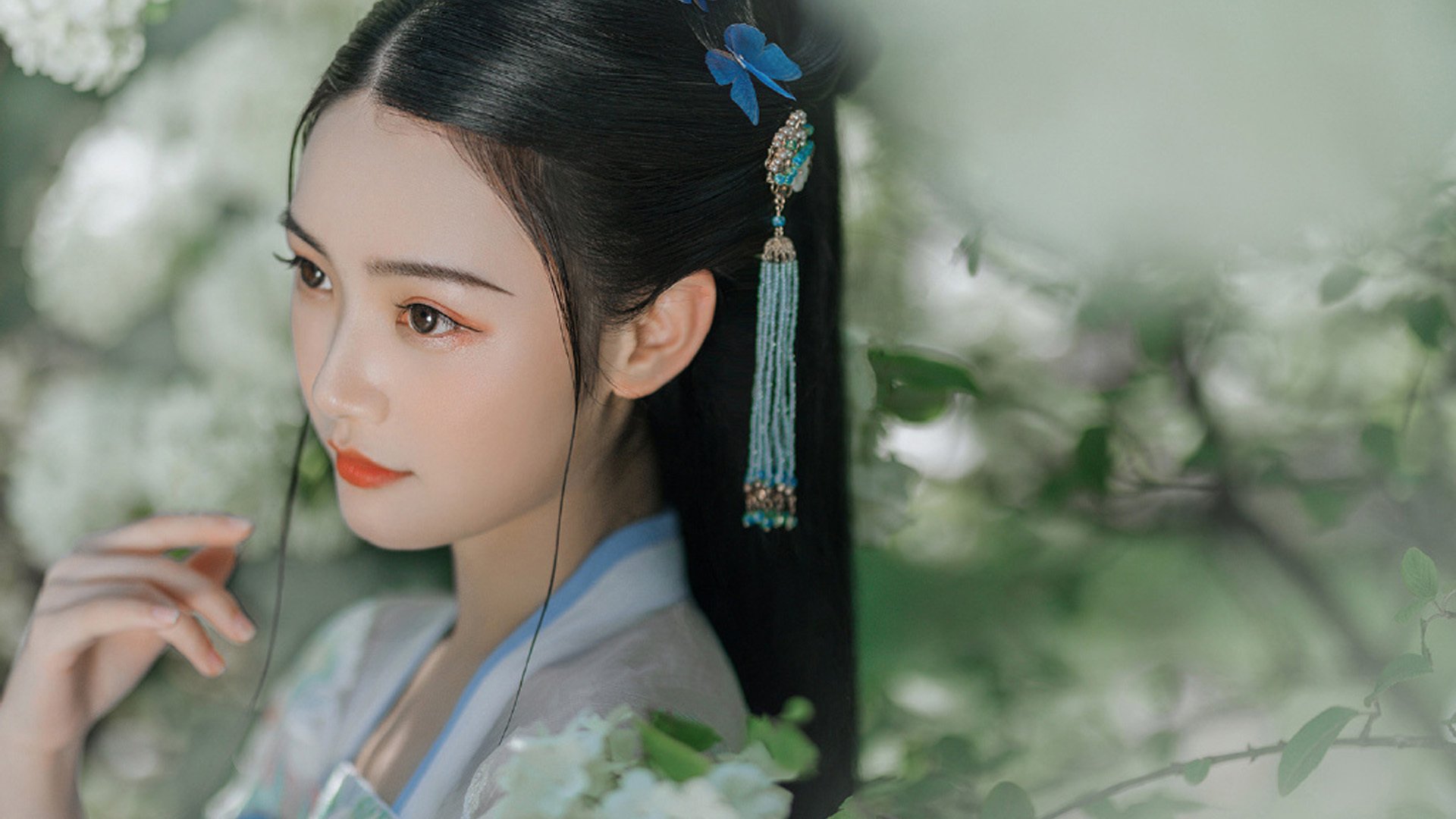 文艺古风 虚景 古装 汉服