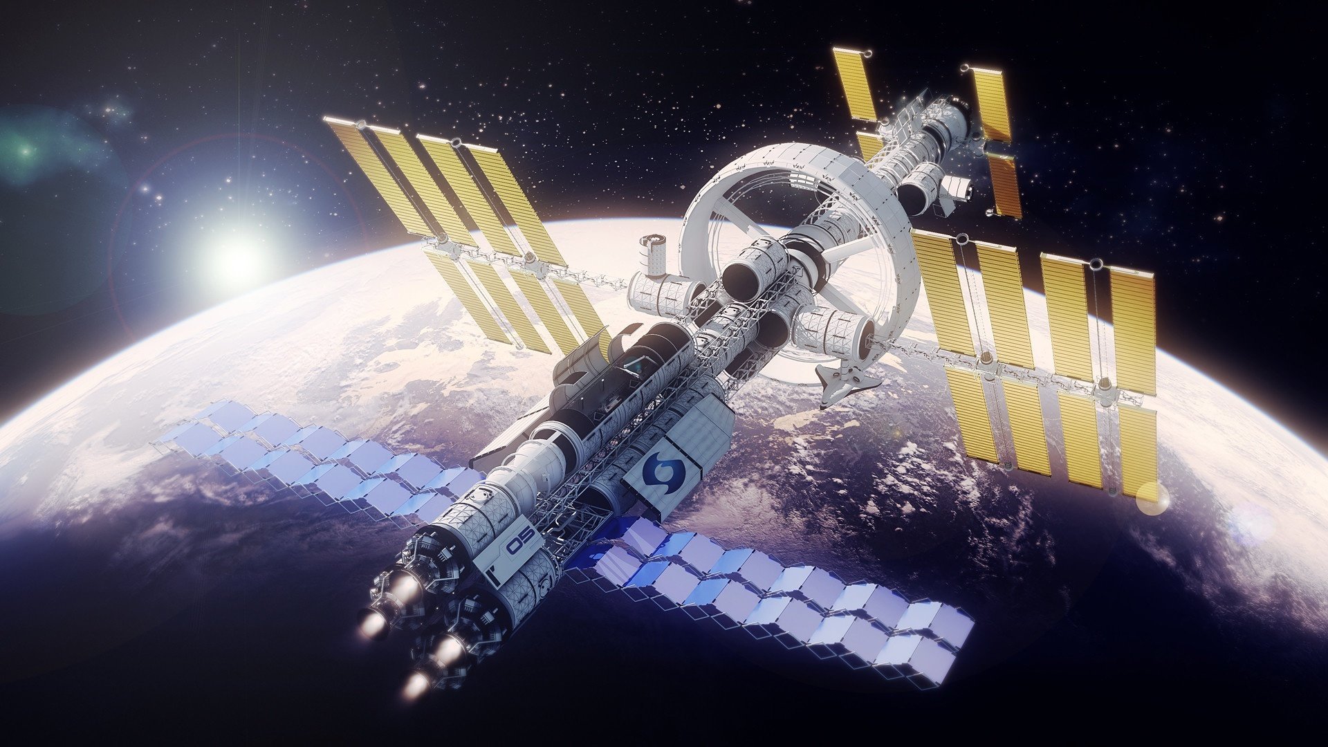 卫星 太空 地球 宇宙