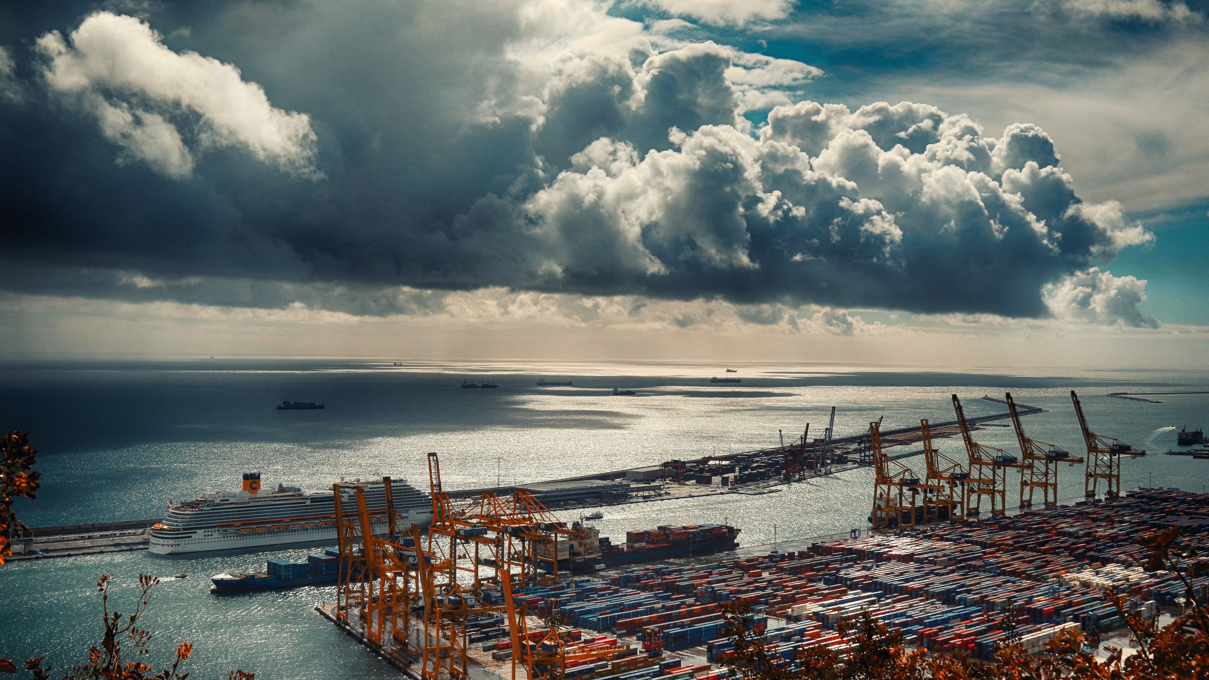 海洋天堂 码头 集装箱