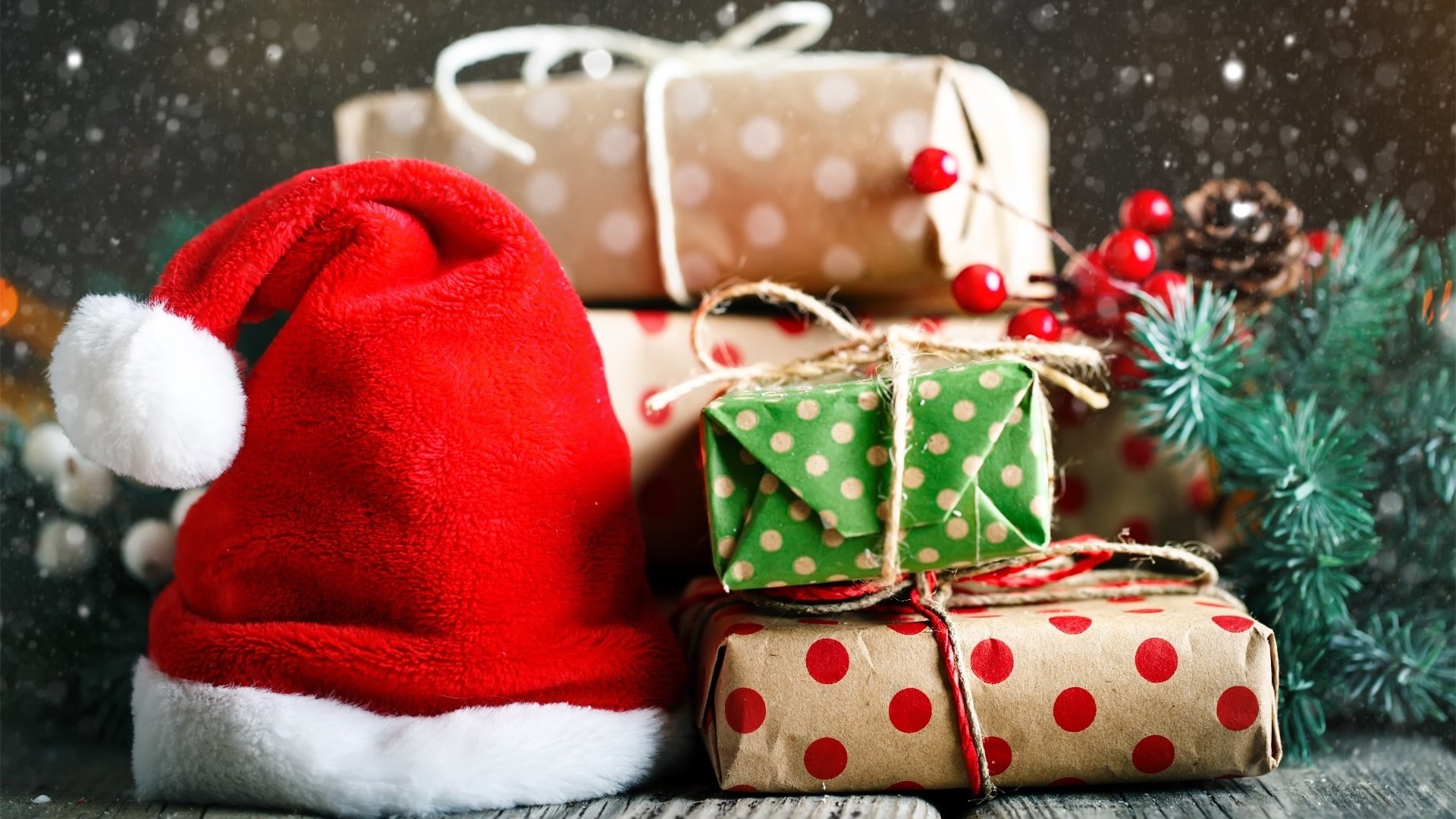 圣诞节 礼物 下雪