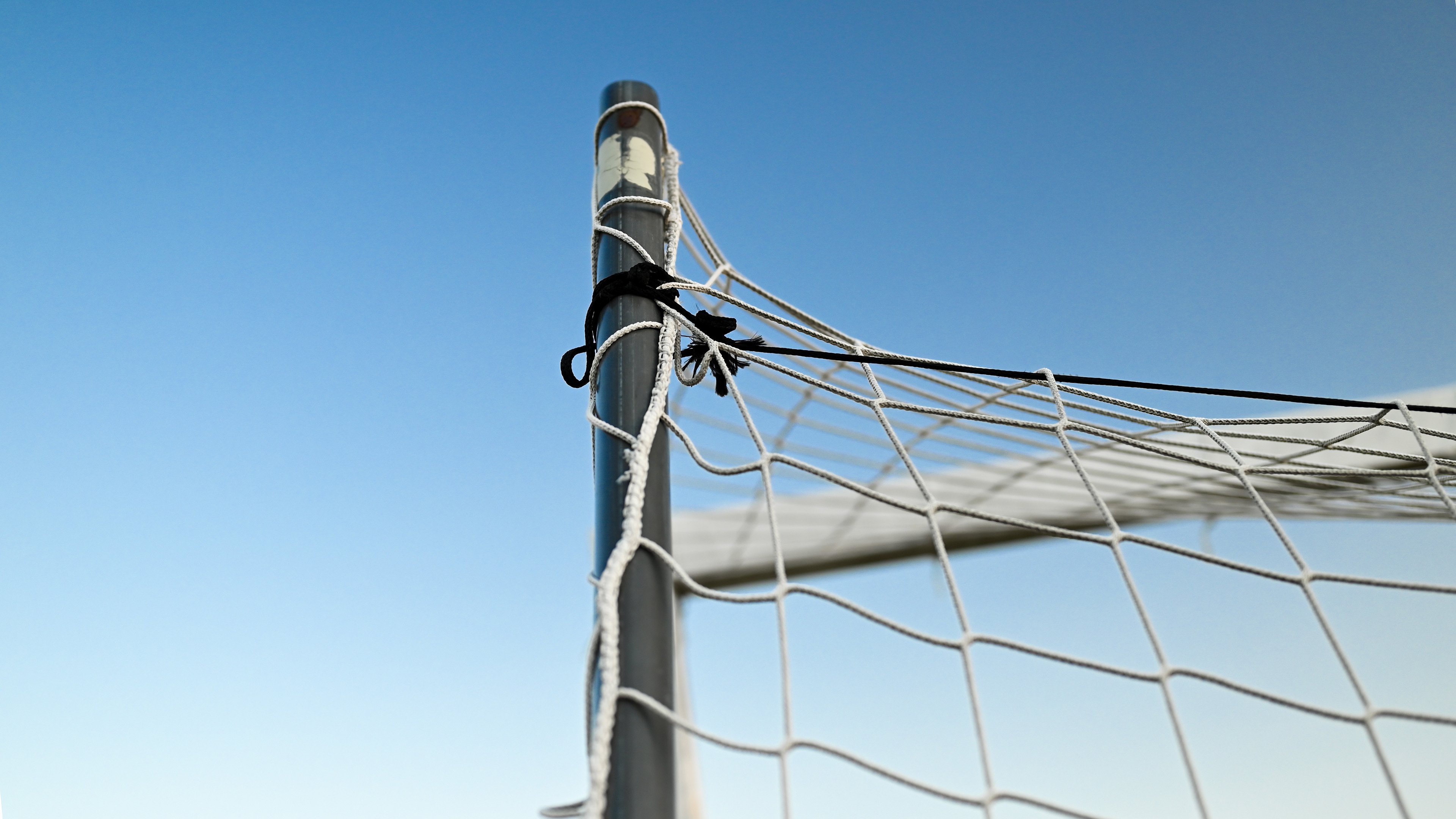 静物写真 球网 球门 运动场一角