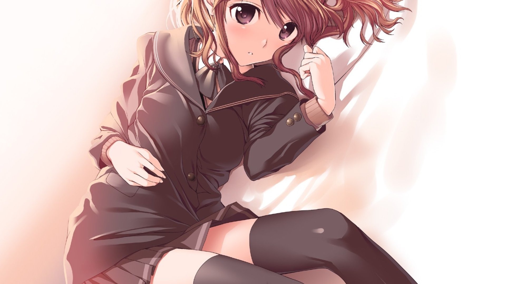 二次元 学妹 长袜 制服