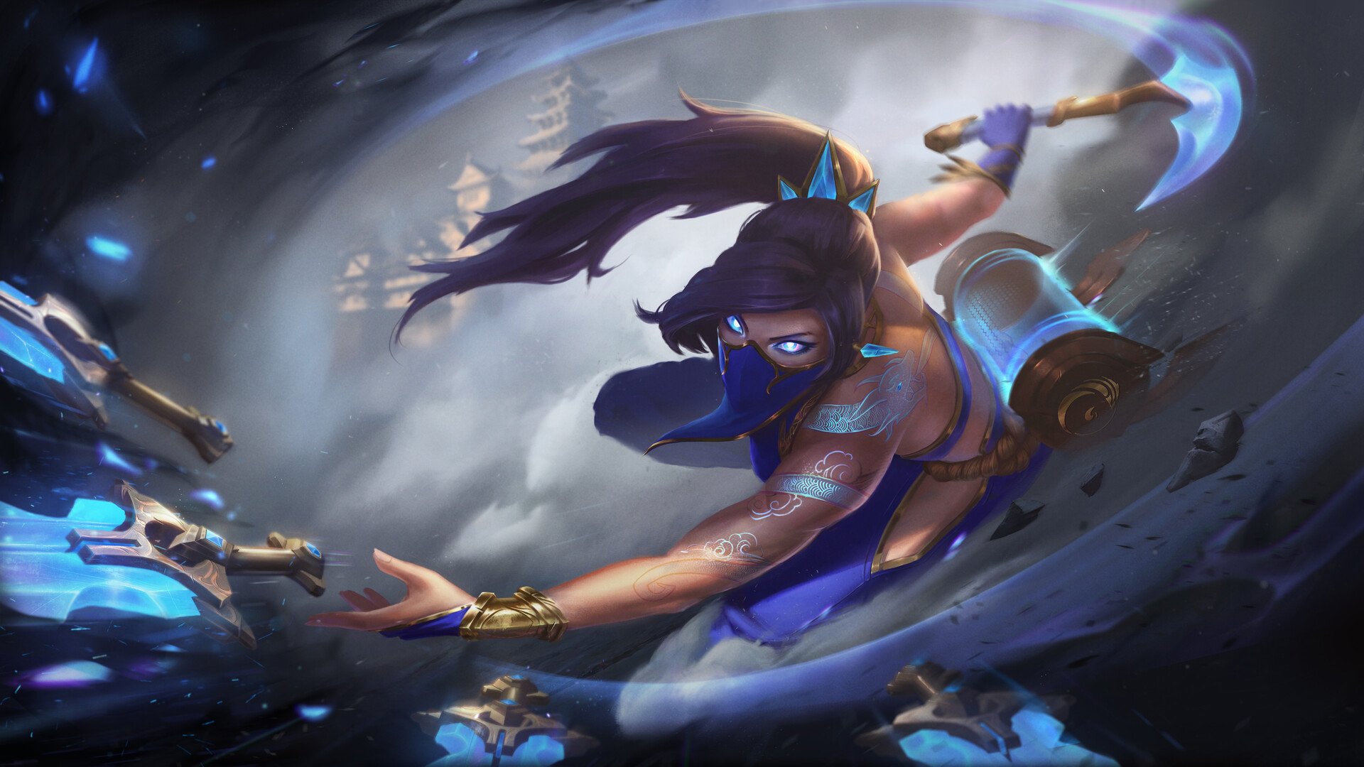 英雄联盟 阿卡丽 刺客 飞刀