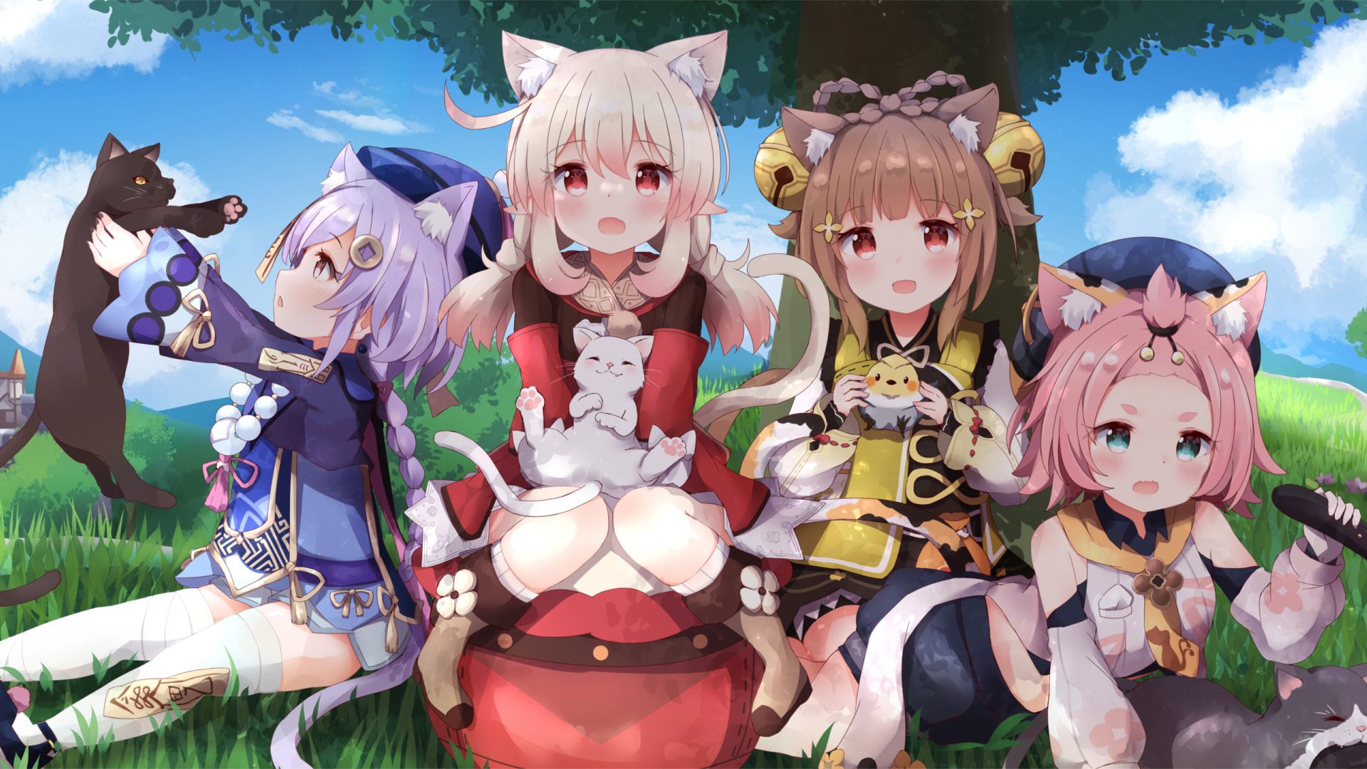 手游世界 原神 兽耳 猫咪