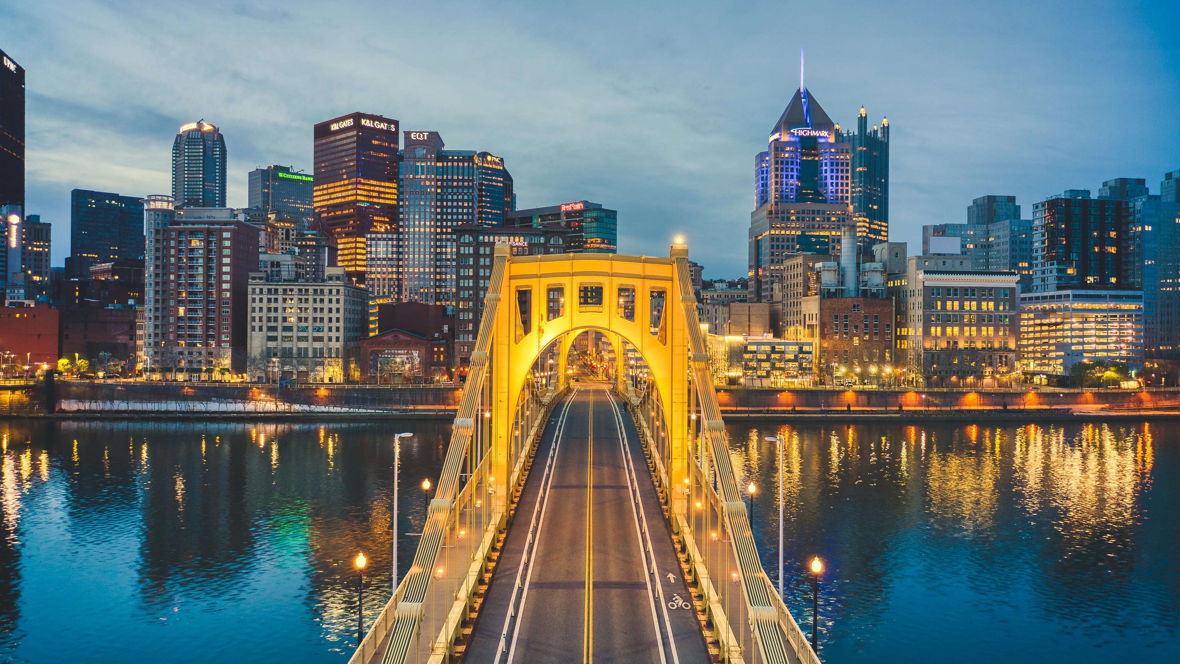 城市夜景 曼哈顿 纽约 繁华