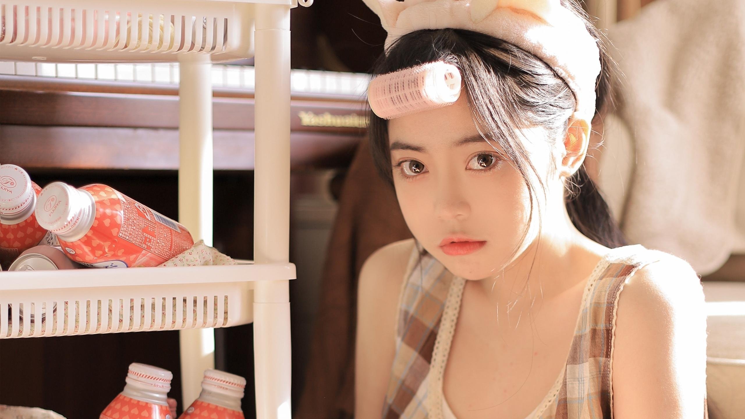 清纯 可爱 养眼 刘海 女孩