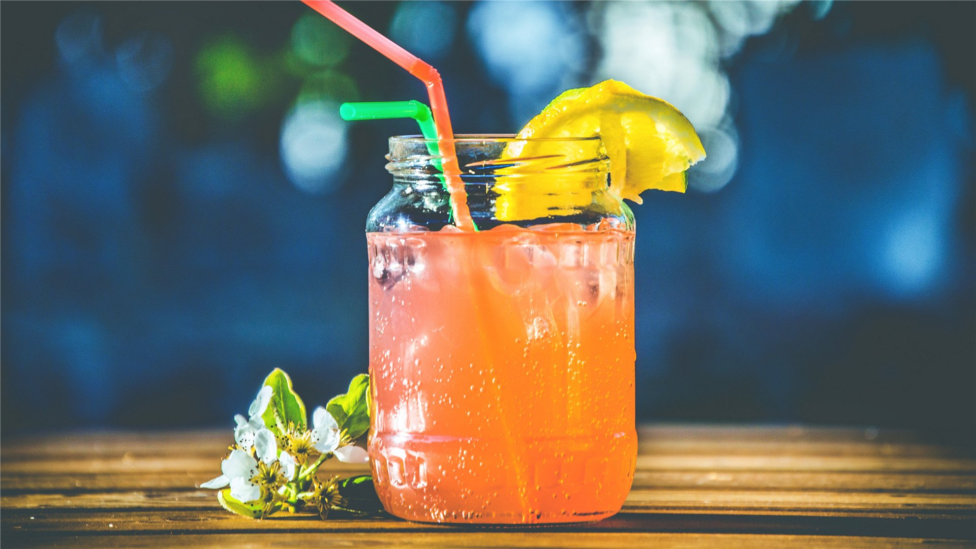 静物写真 饮料 夏天 柠檬 果汁