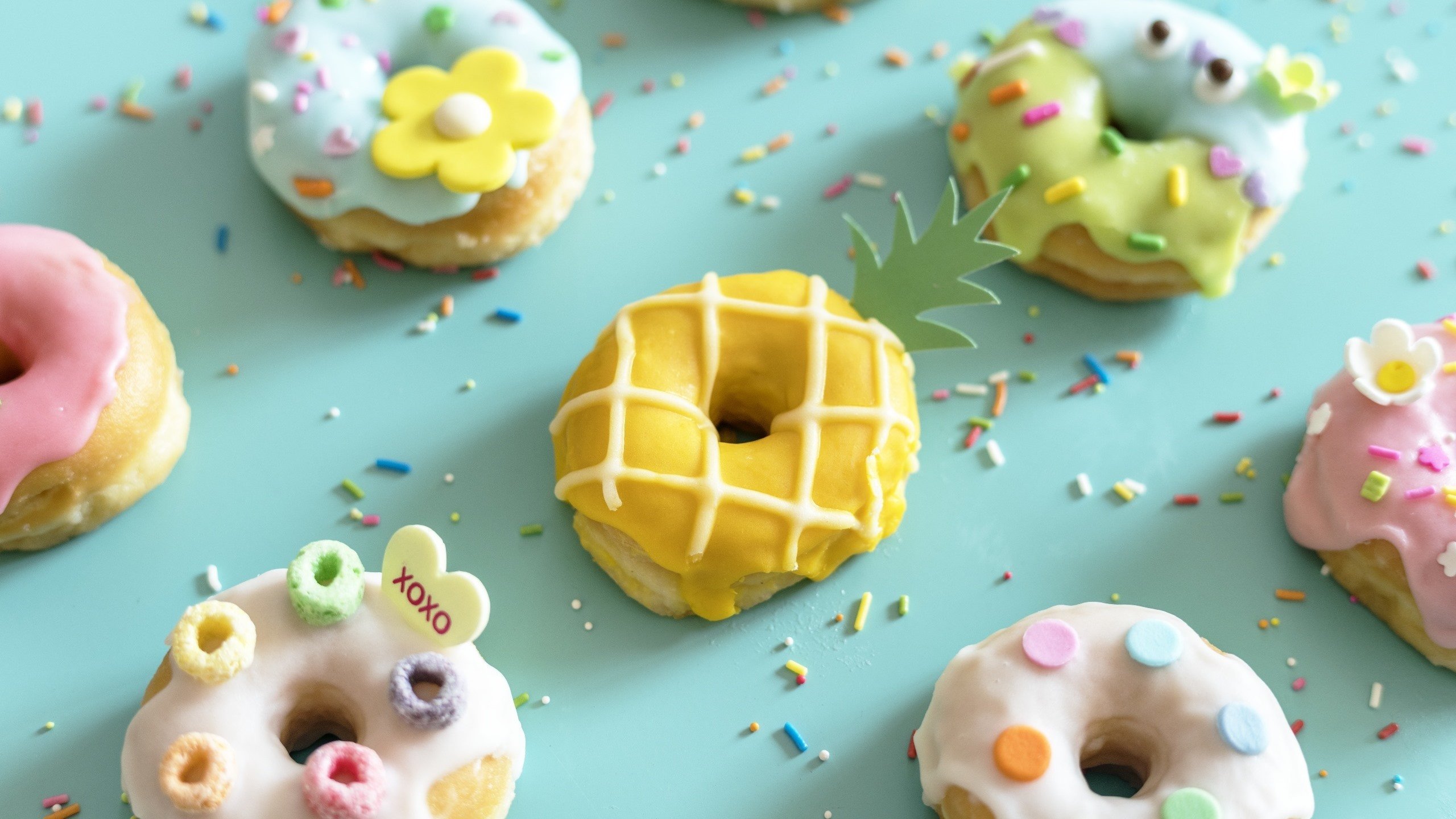 舒缓压力 甜甜圈 面包 蛋糕