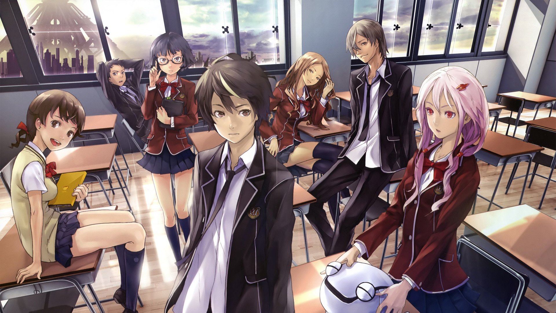 教室 书桌 校园 学生 校服