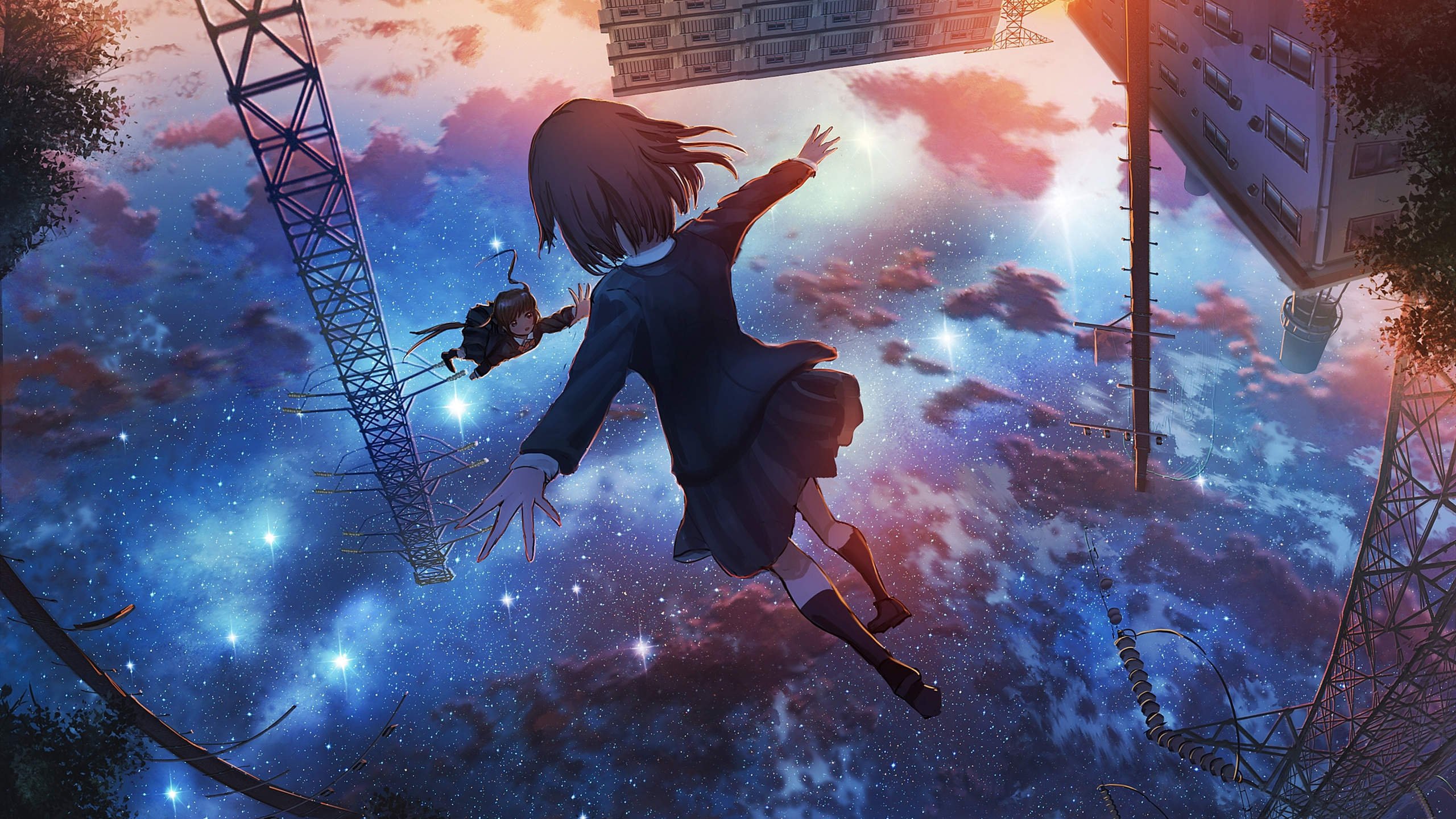 卡通人物 重力 颠倒