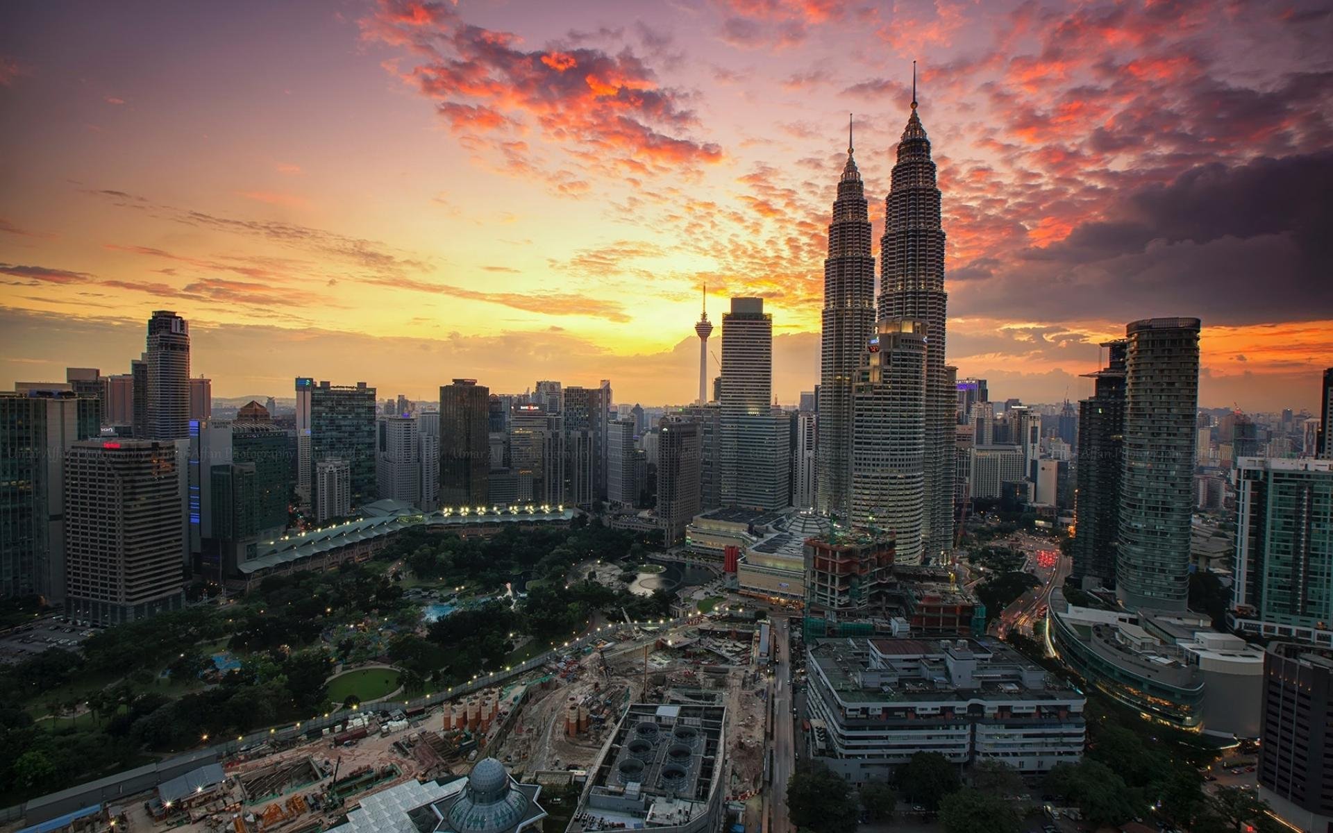 城市夜景 马来西亚 吉隆坡