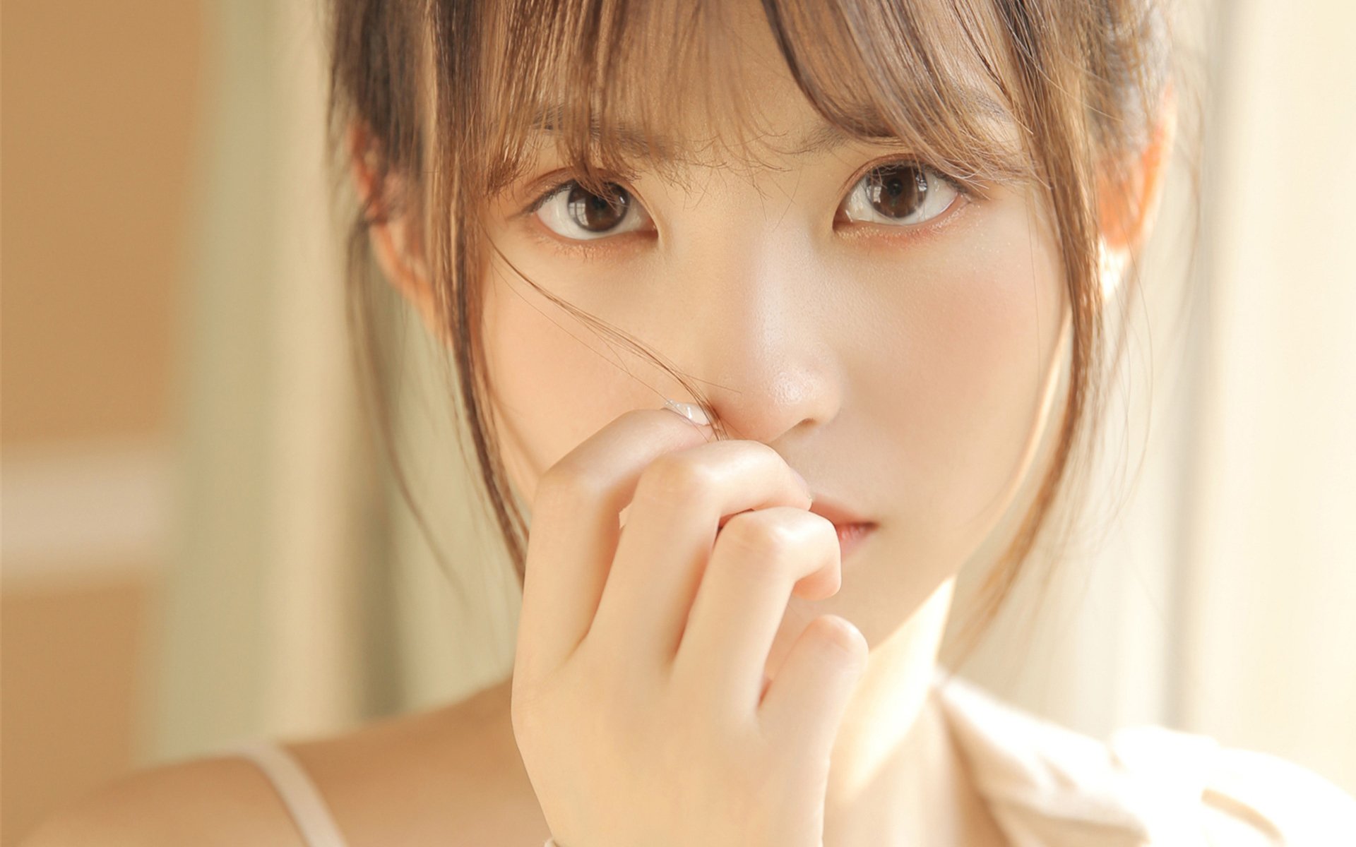 清纯 邻家女孩 可爱 长发