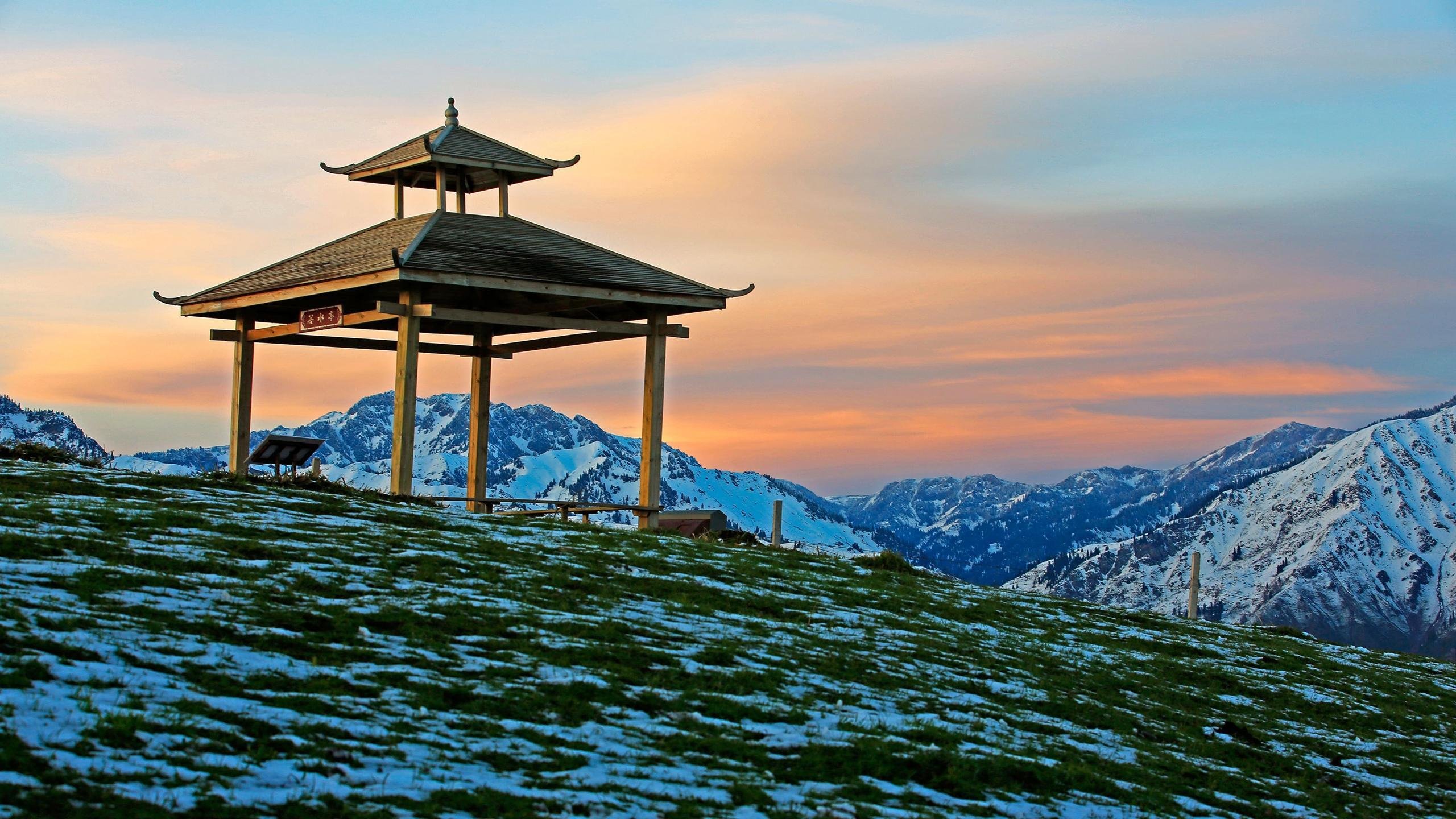 自然风光 新疆伊犁 优美风景 初夏