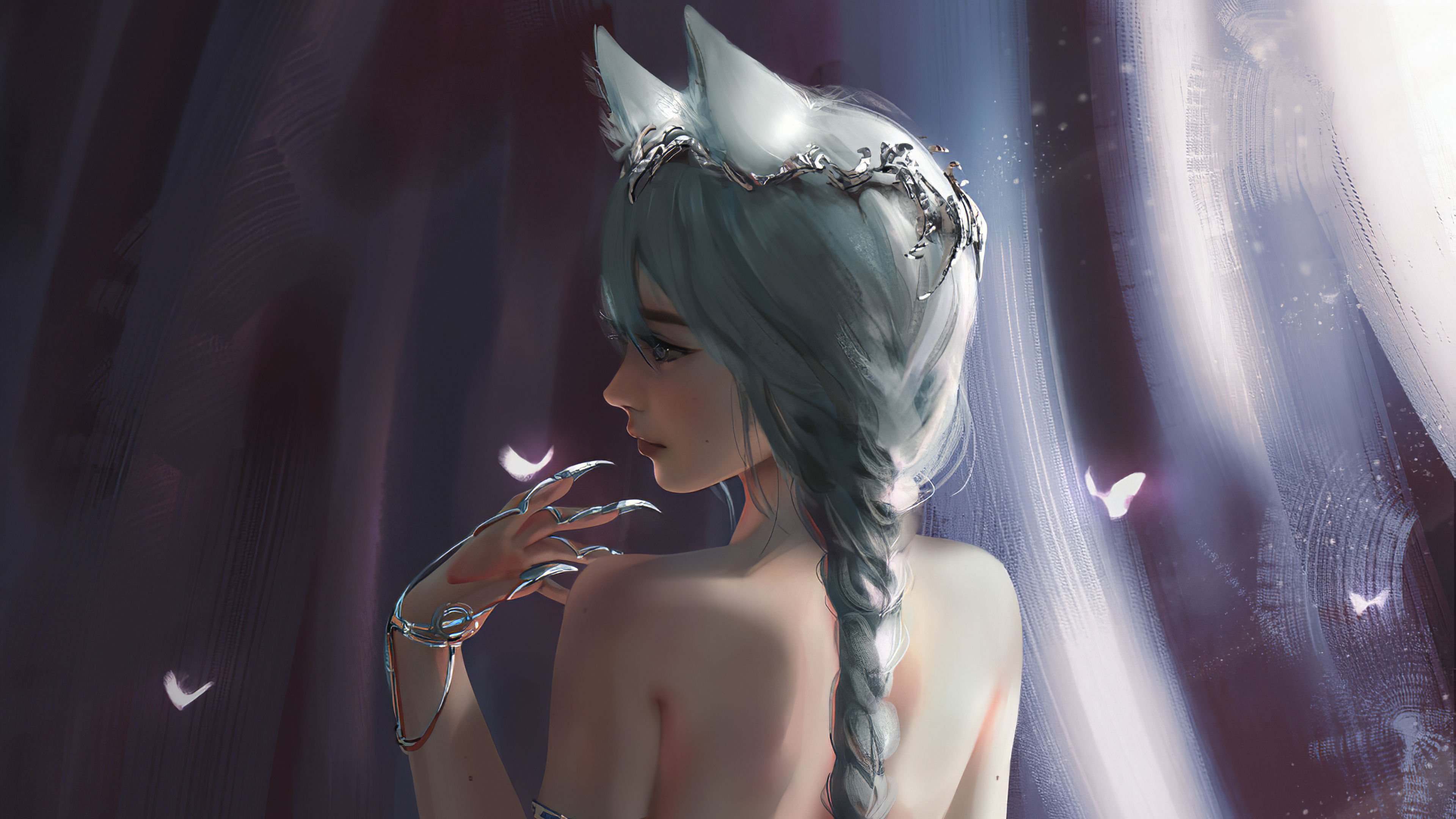 卡通人物 兽耳 性感 美丽