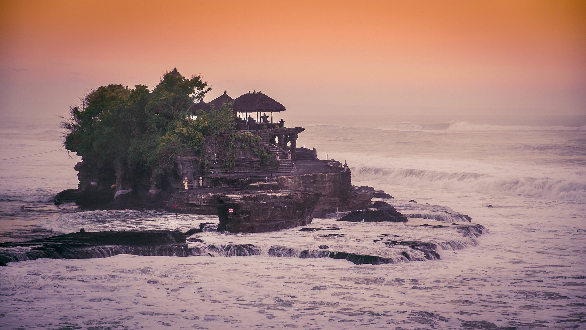 海洋天堂 涨潮 海岛
