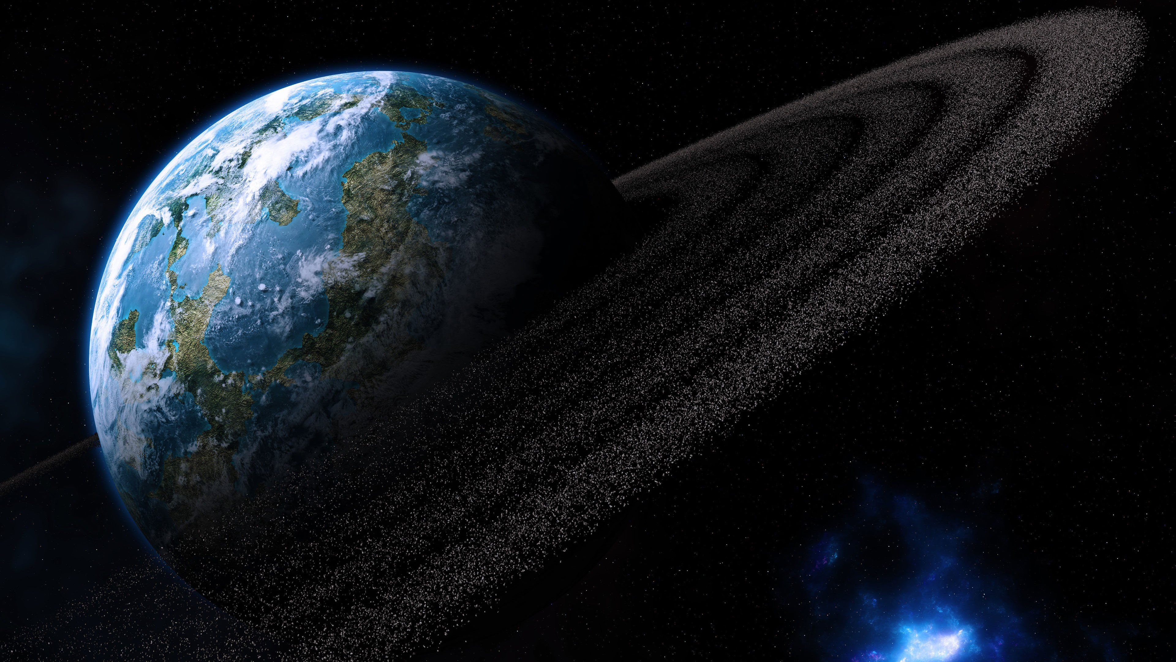 行星 宇宙 卫星群 地球 蓝色星球