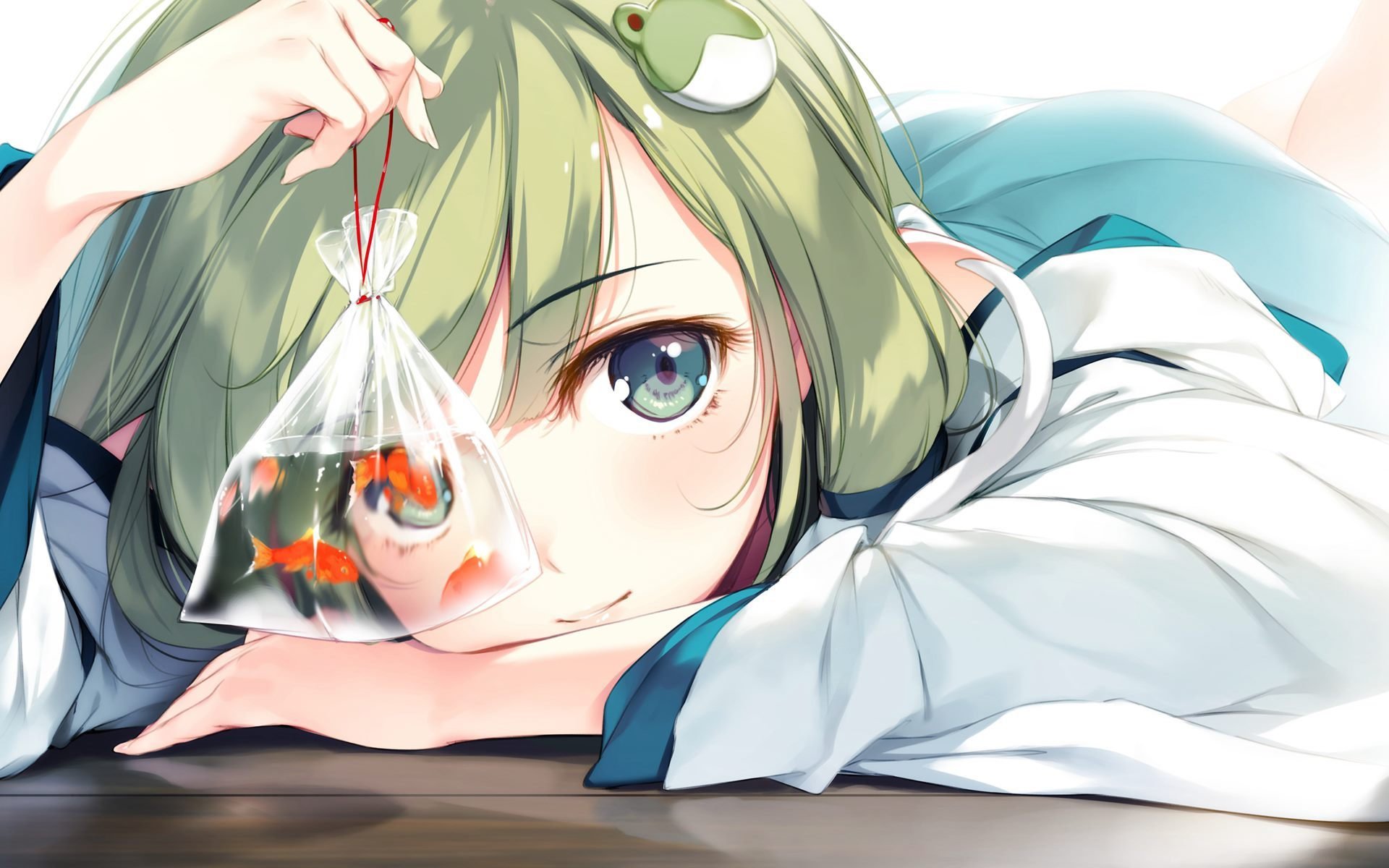 卡通人物 金鱼 大眼睛 可爱