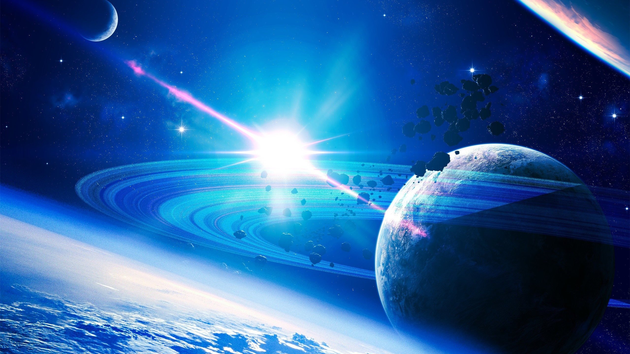 宇宙 地球 蓝色星球 星系 太空