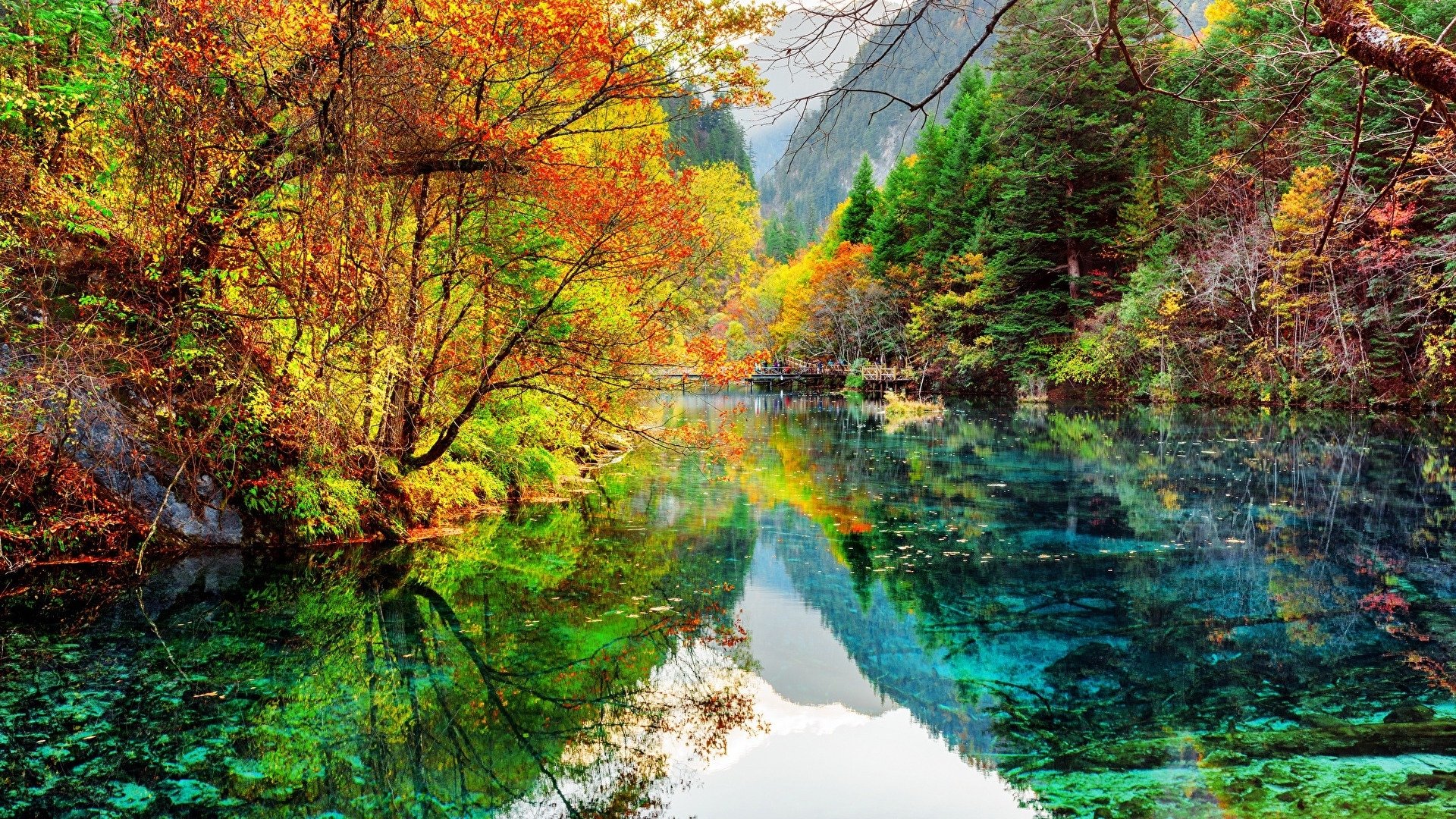 自然风光 湖泊 九寨沟