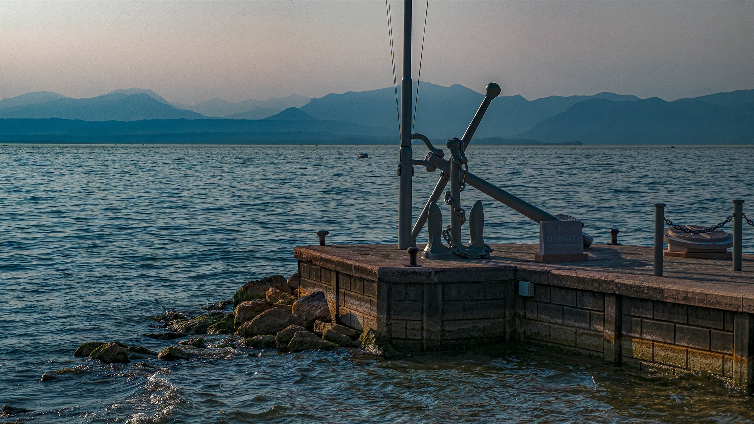 海洋天堂 码头 海浪 海风 傍晚