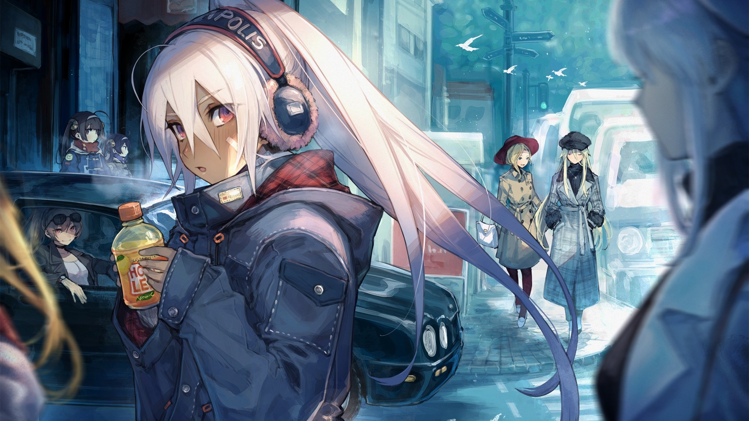 卡通人物 二次元 街道