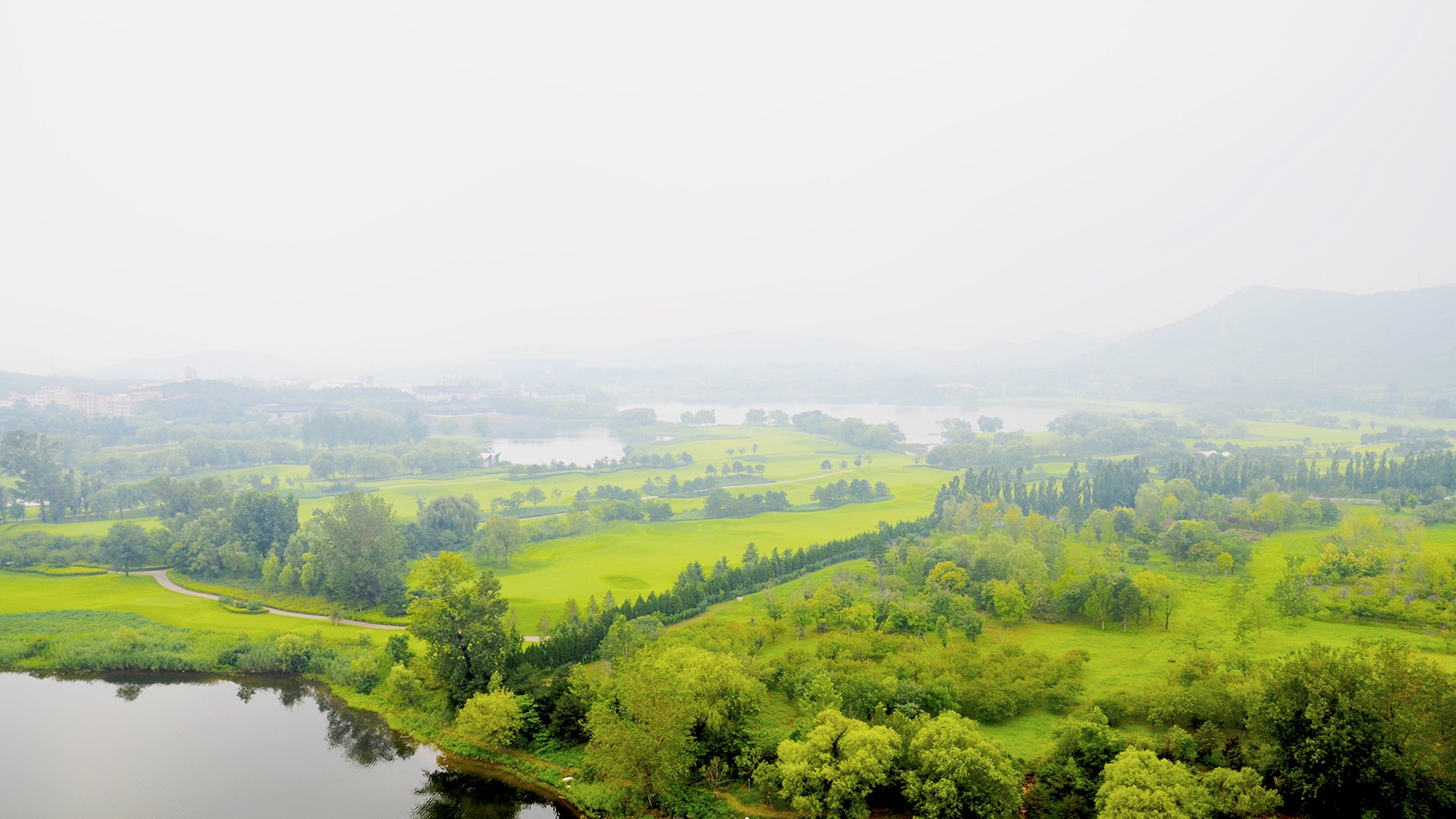 自然风光 雁栖湖盘 湿地公园