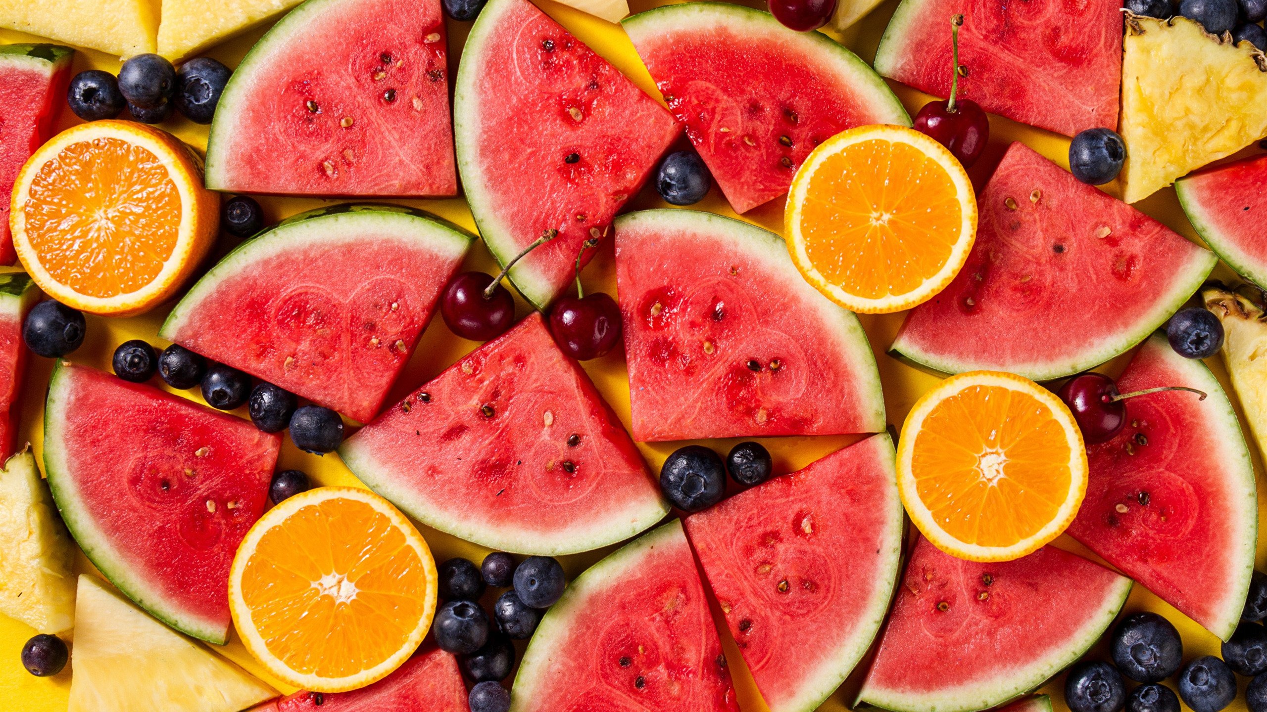 动感水果 西瓜 橘子 葡萄 樱桃