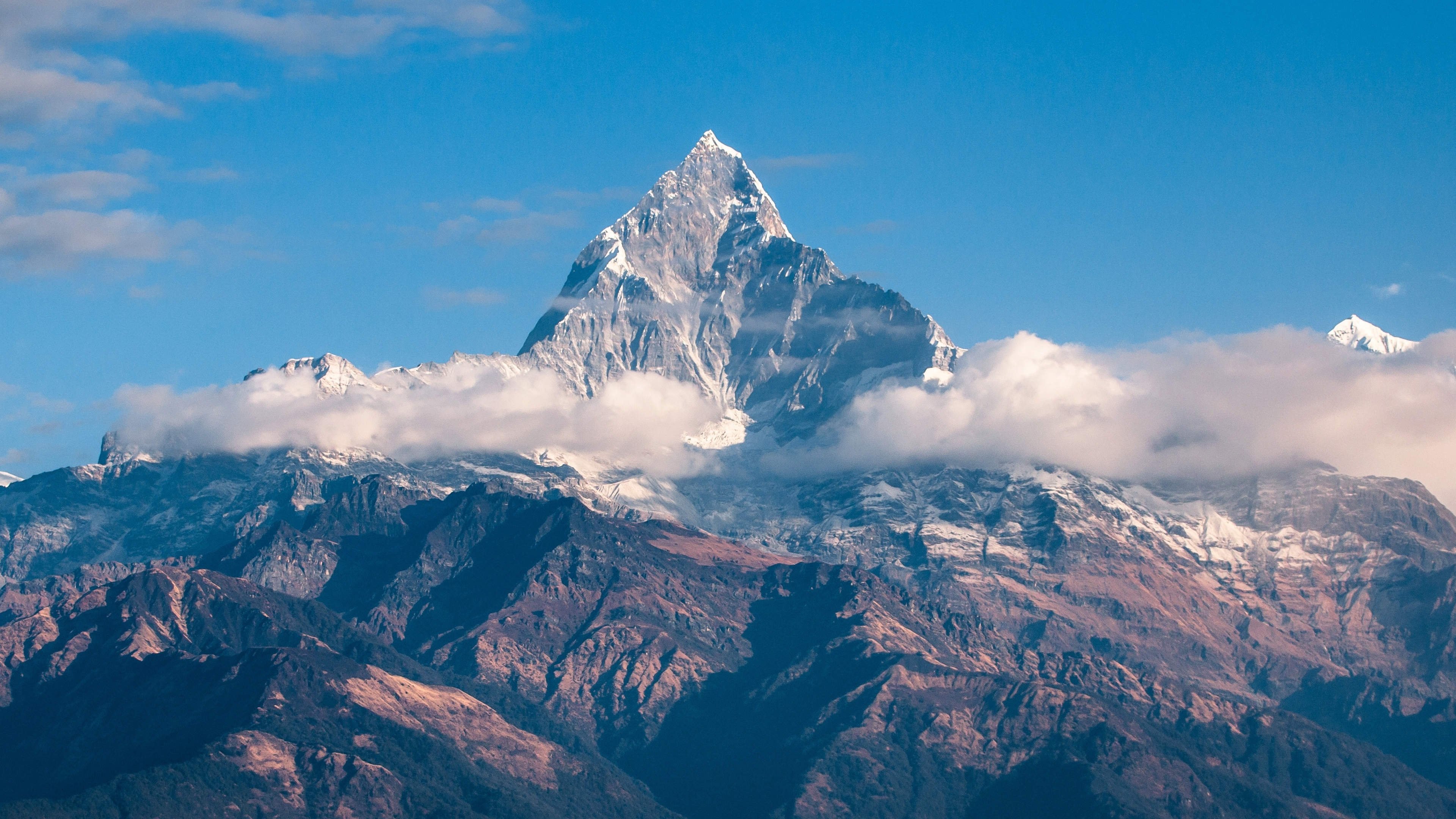 自然风光 雪山 云雾