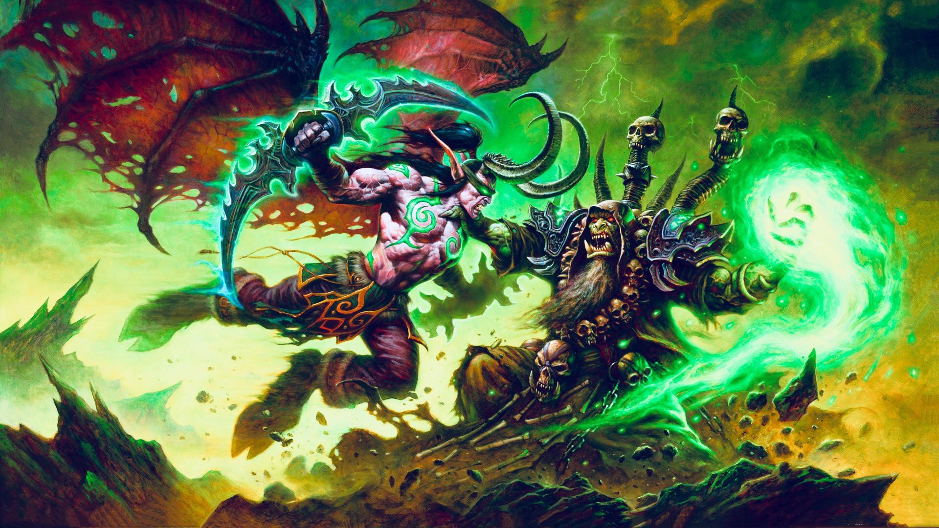 魔兽世界 伊利丹 古尔丹