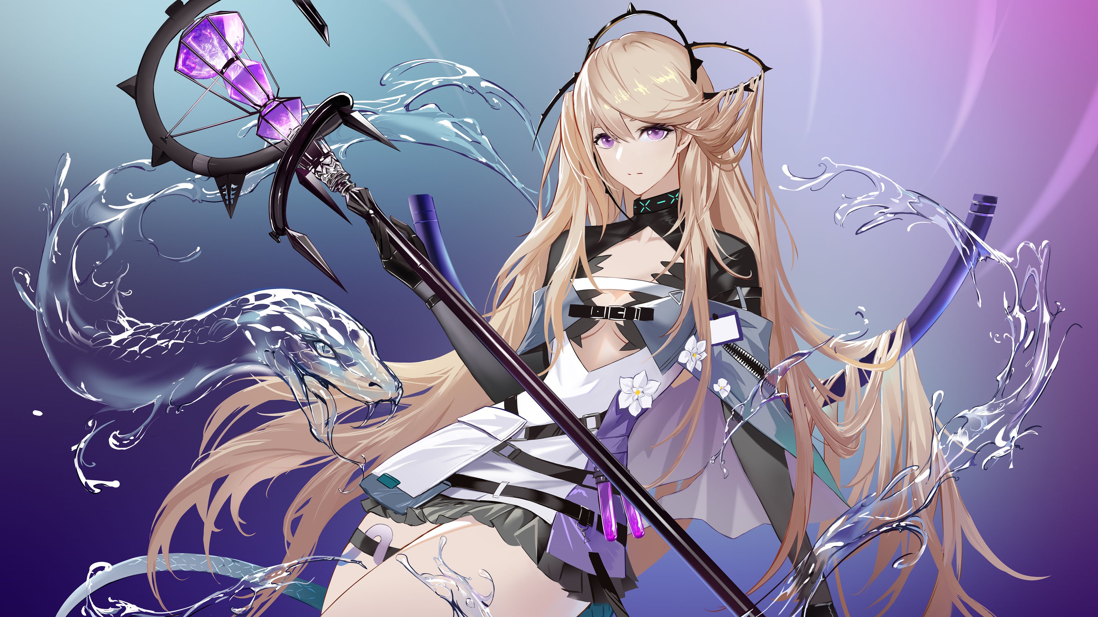 魔法杖 水魔法 蛇