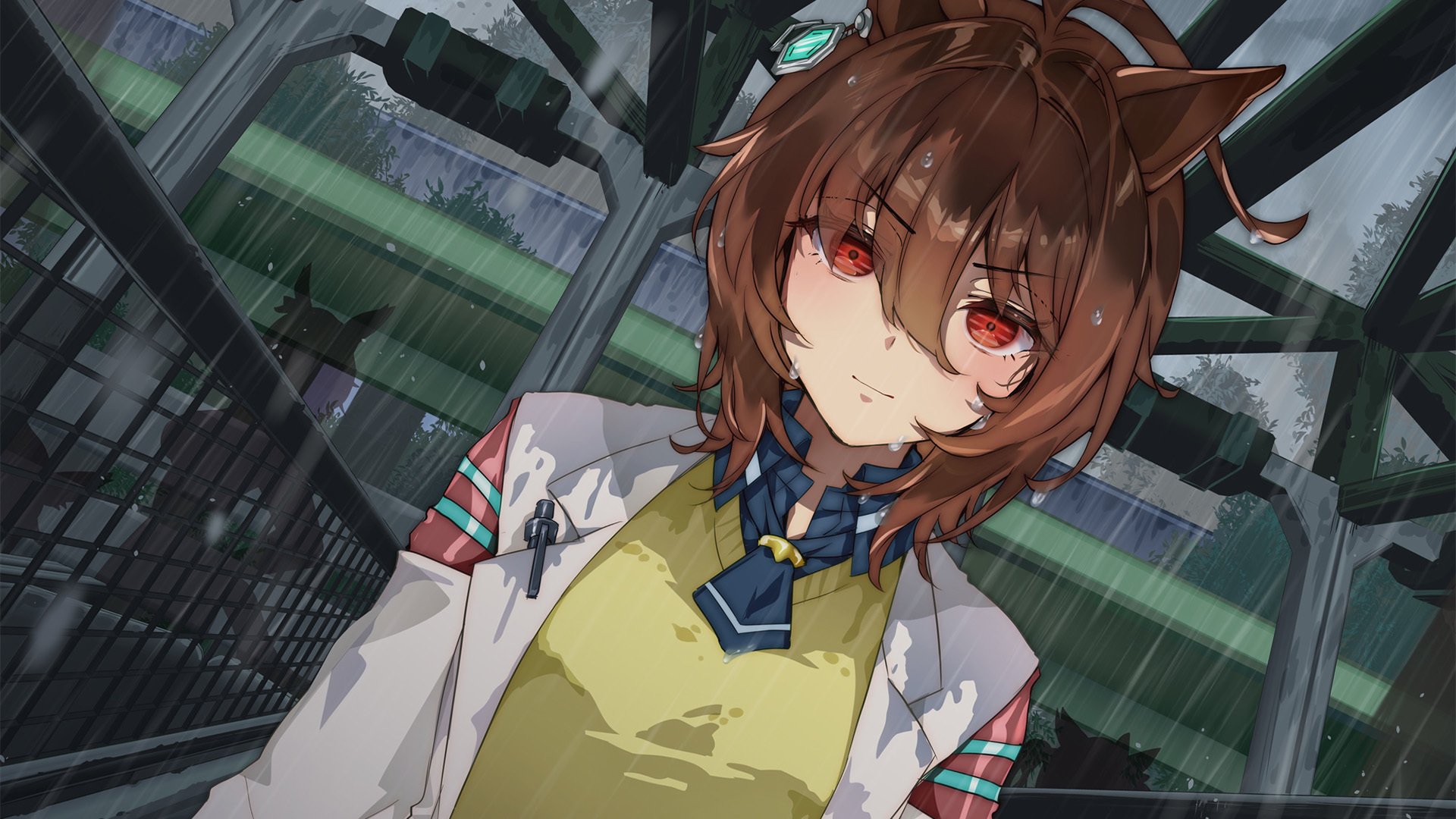 下雨天 兽耳女孩 制服